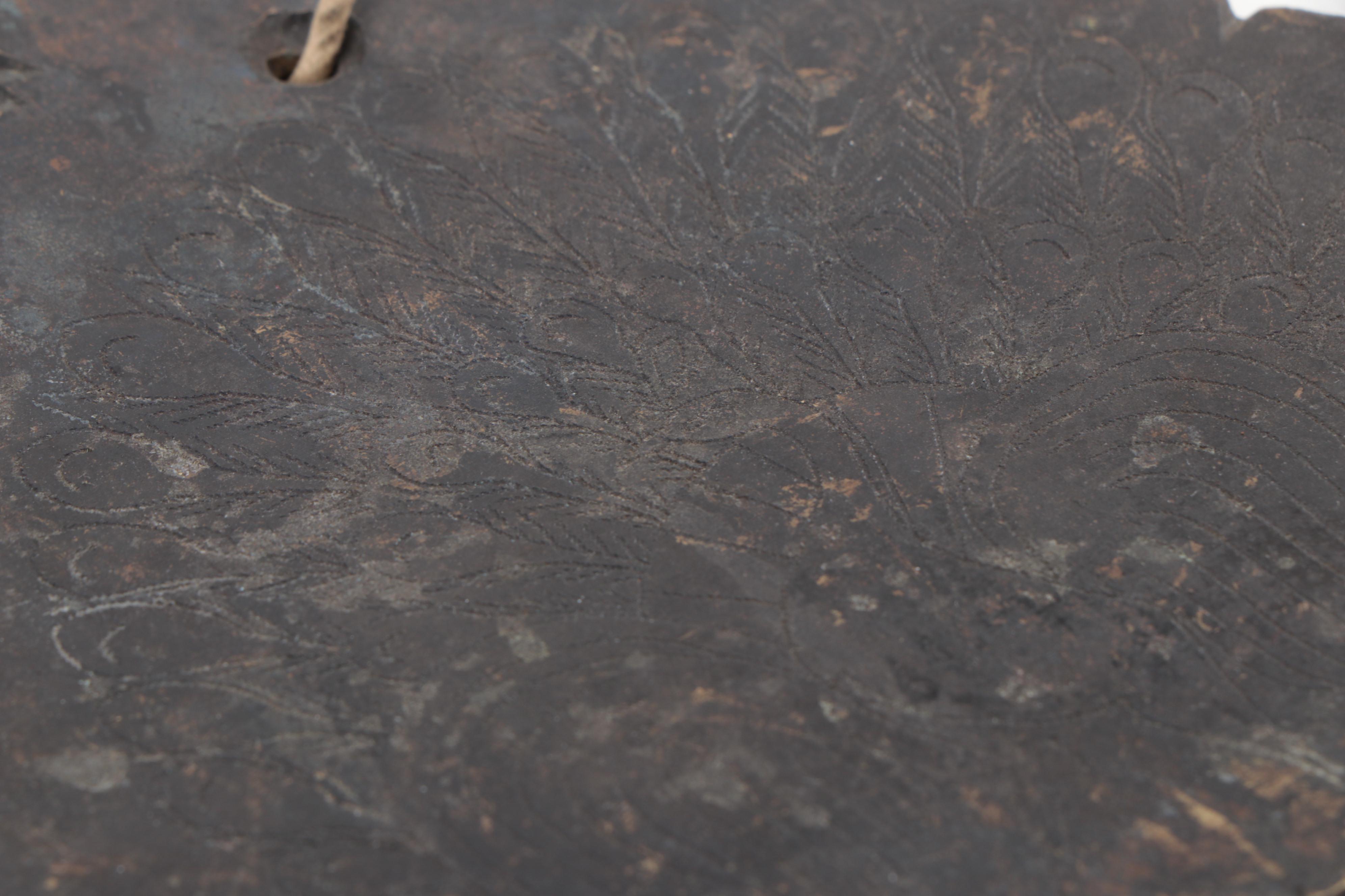 Burmese Kyeezee Spinning Gongs with Peacock Motif