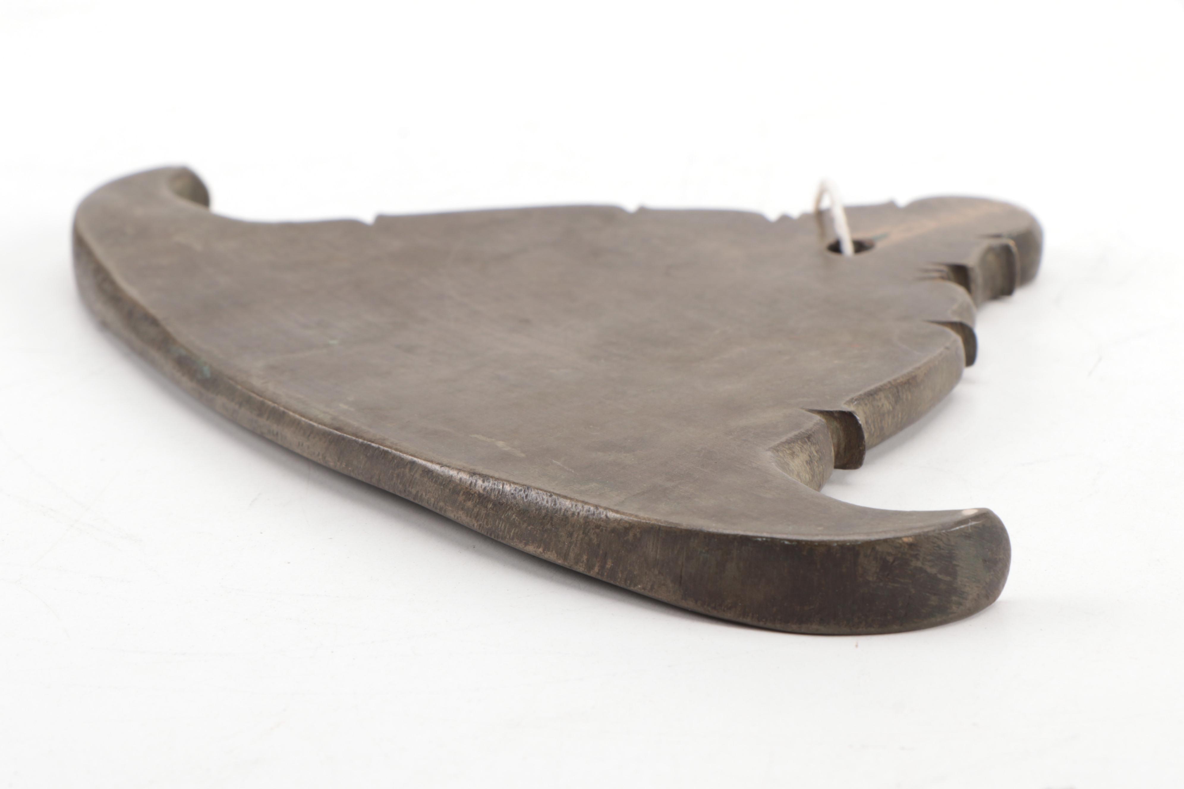 Burmese Kyeezee Spinning Gongs with Peacock Motif