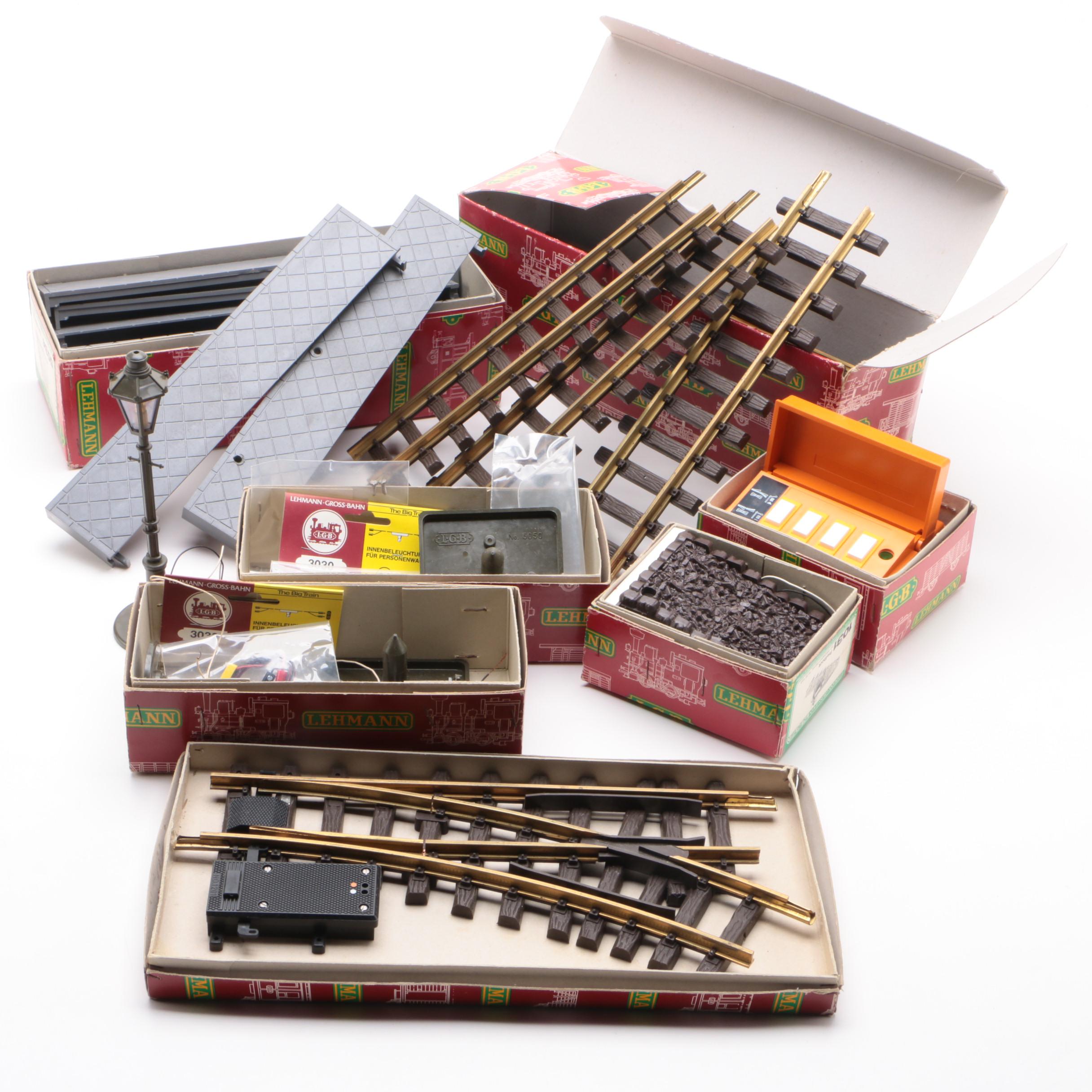 Lehmann LGB Train Accessories in Original Packaging, Late 20th Century