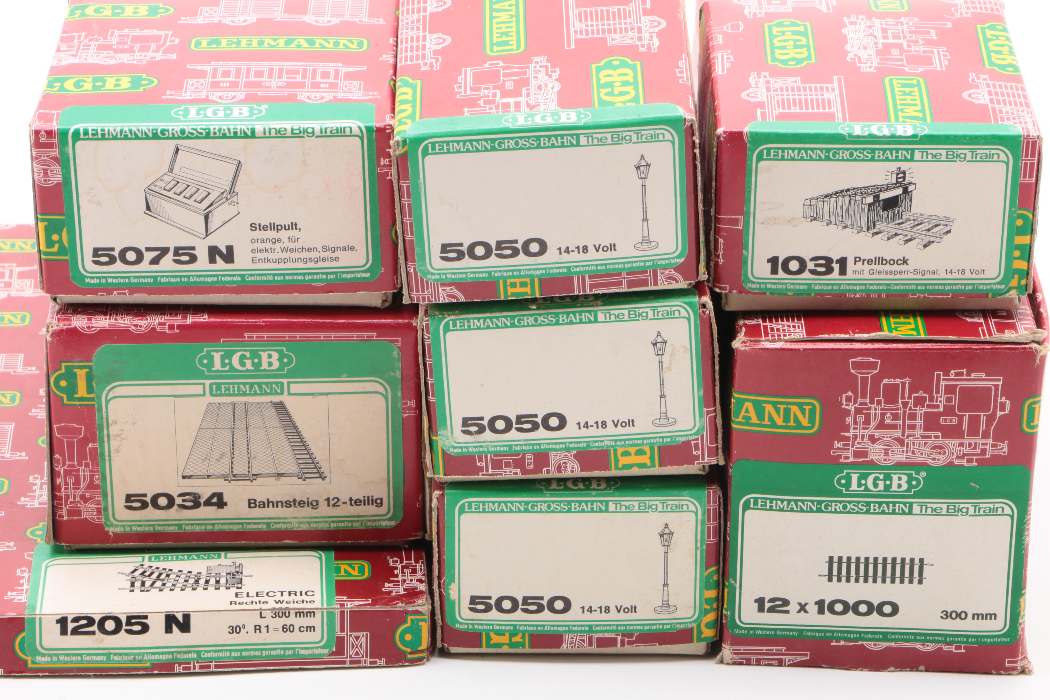 Lehmann LGB Train Accessories in Original Packaging, Late 20th Century