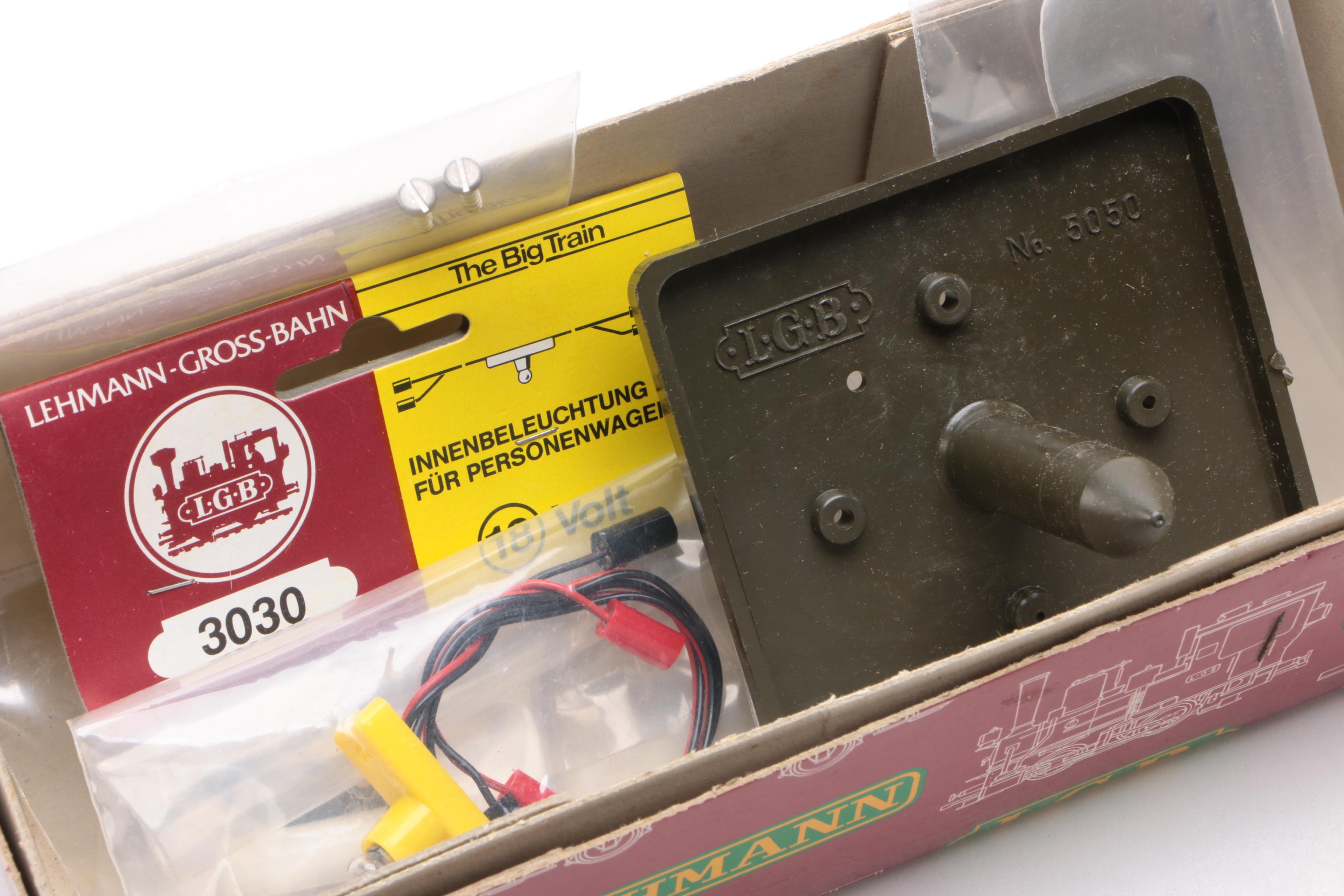 Lehmann LGB Train Accessories in Original Packaging, Late 20th Century