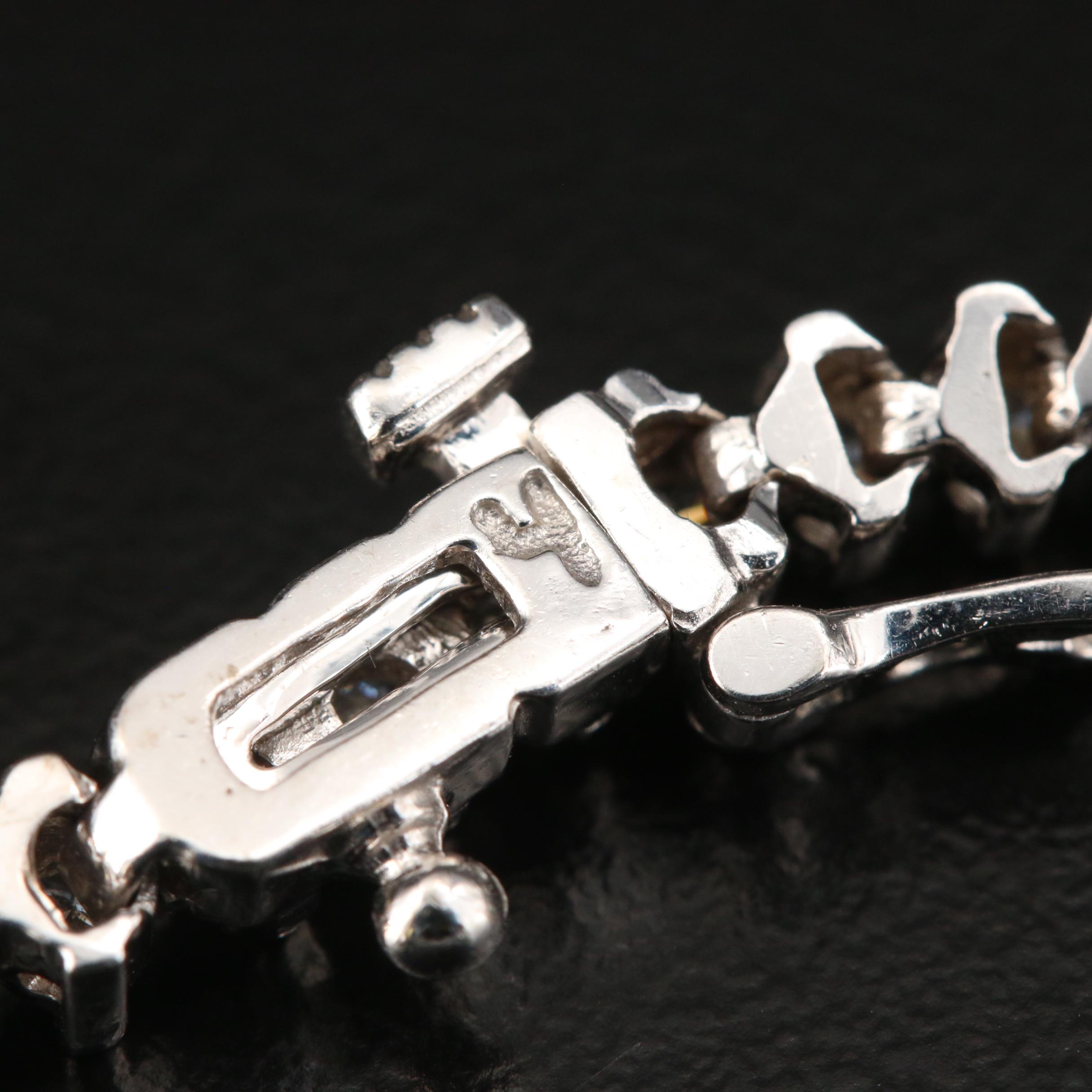 14K Gold 3.19 CTW Diamond Bracelet