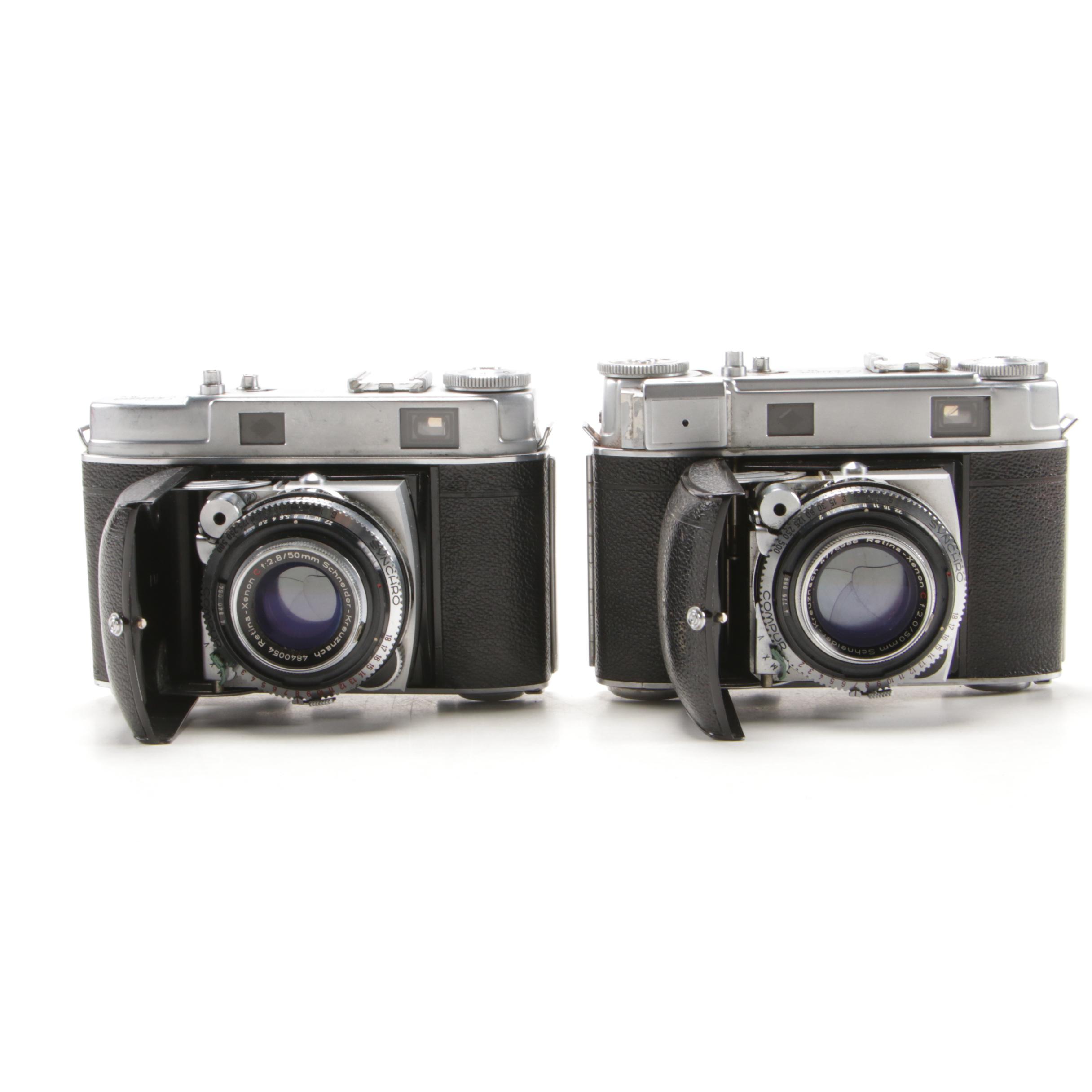 Kodak "Retina IIc" and "Retina IIIc" 35mm Cameras
