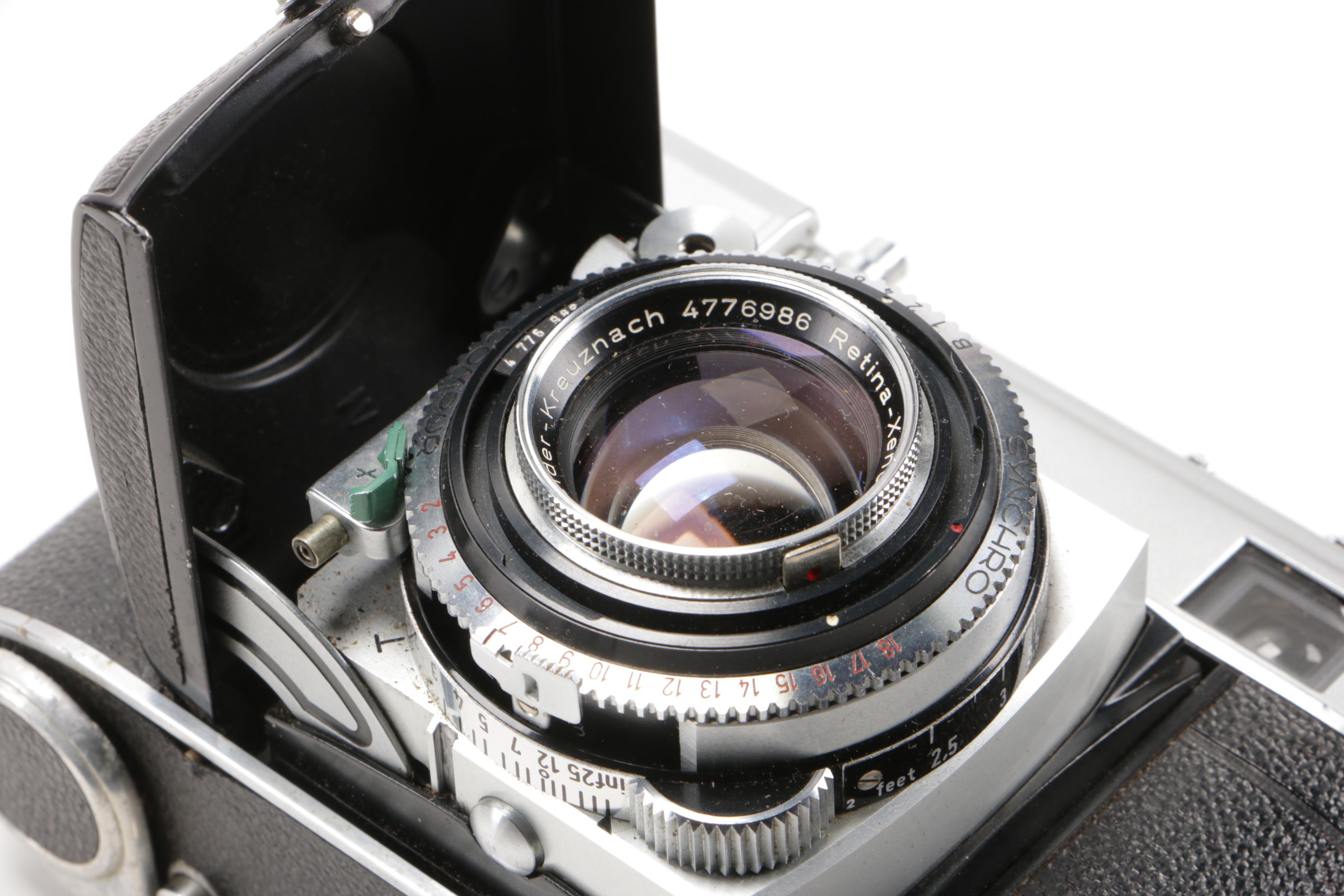 Kodak "Retina IIc" and "Retina IIIc" 35mm Cameras