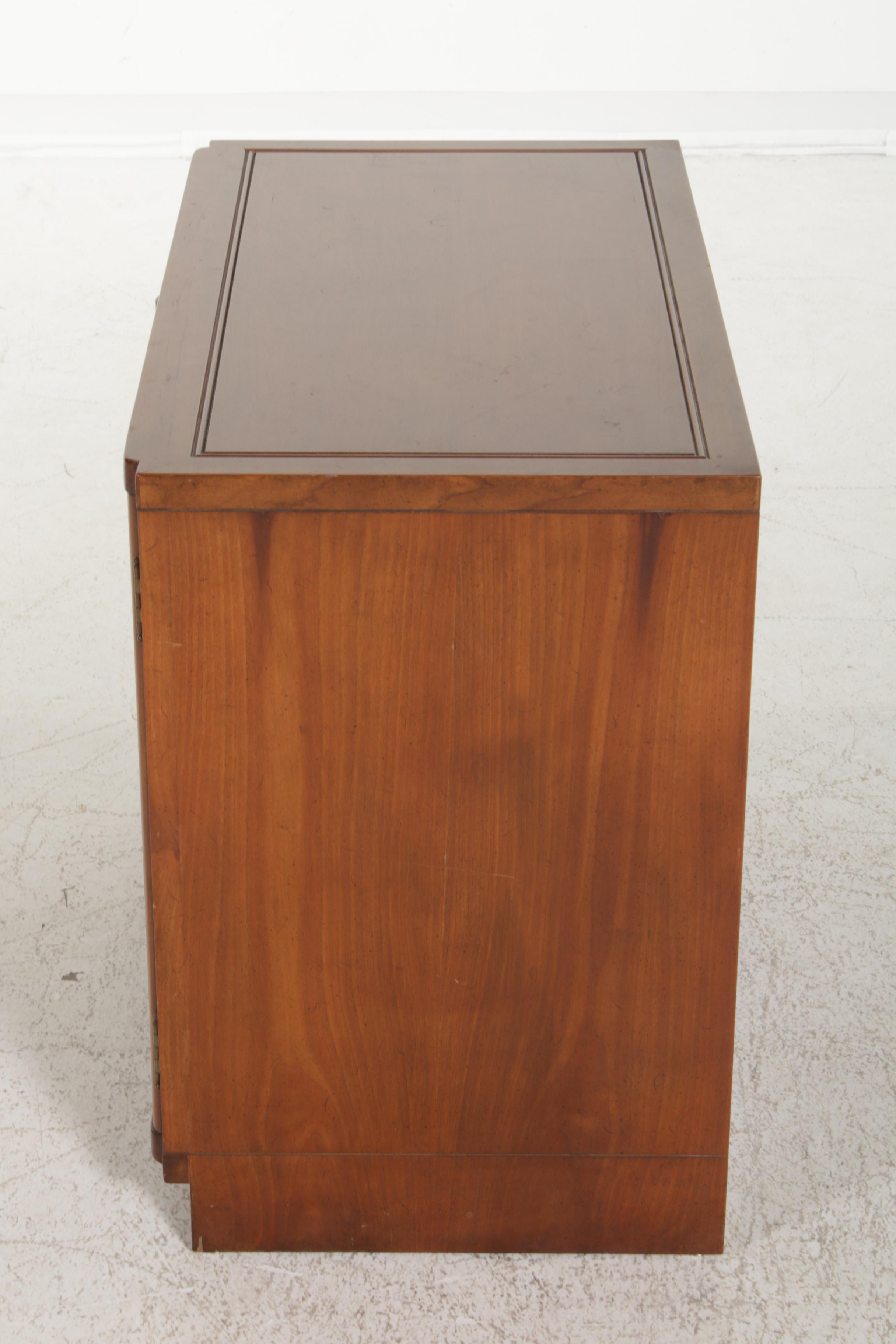 Heritage Henredon Maple Veneer Side Cabinet