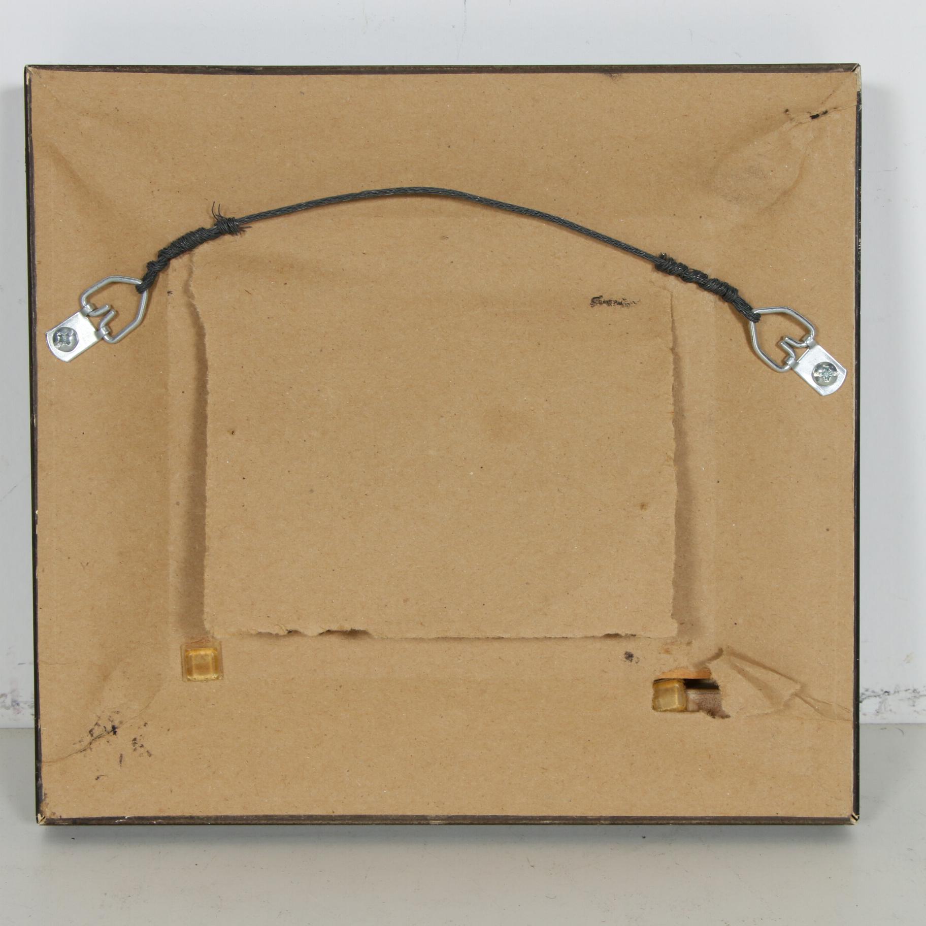 French Salon Scene Miniature Oil Painting