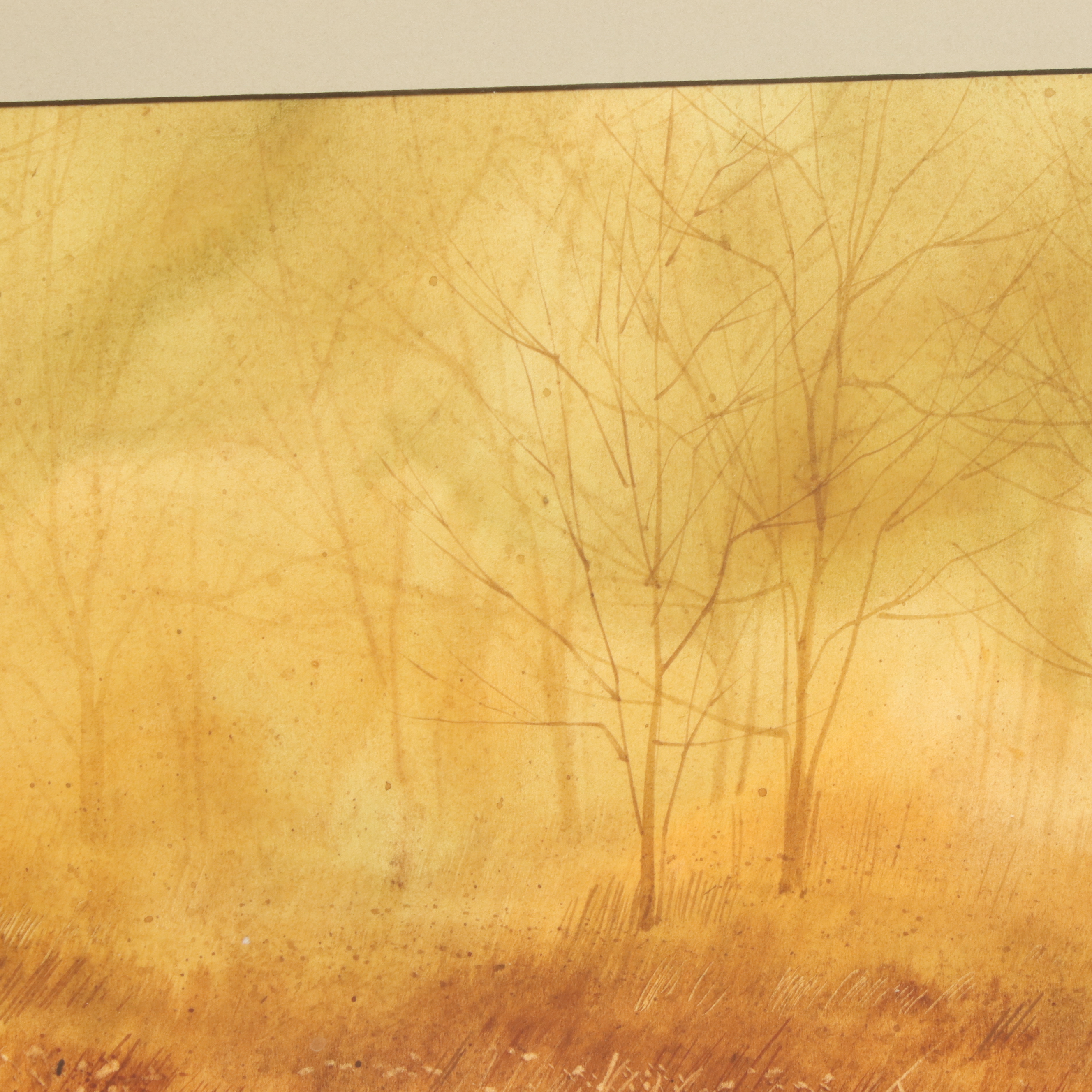 Jim Walker Watercolor Painting "Misty Glenn"