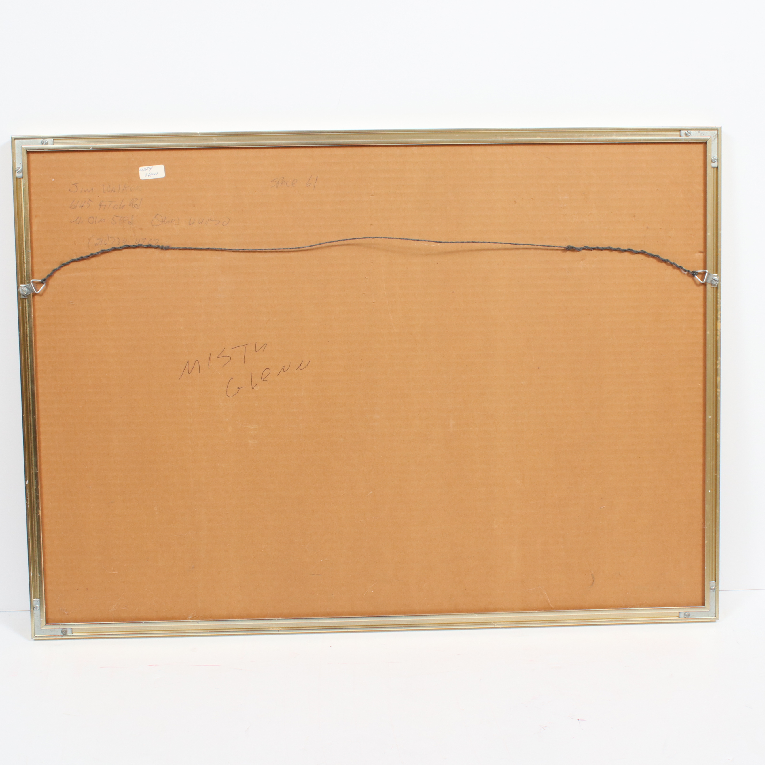 Jim Walker Watercolor Painting "Misty Glenn"