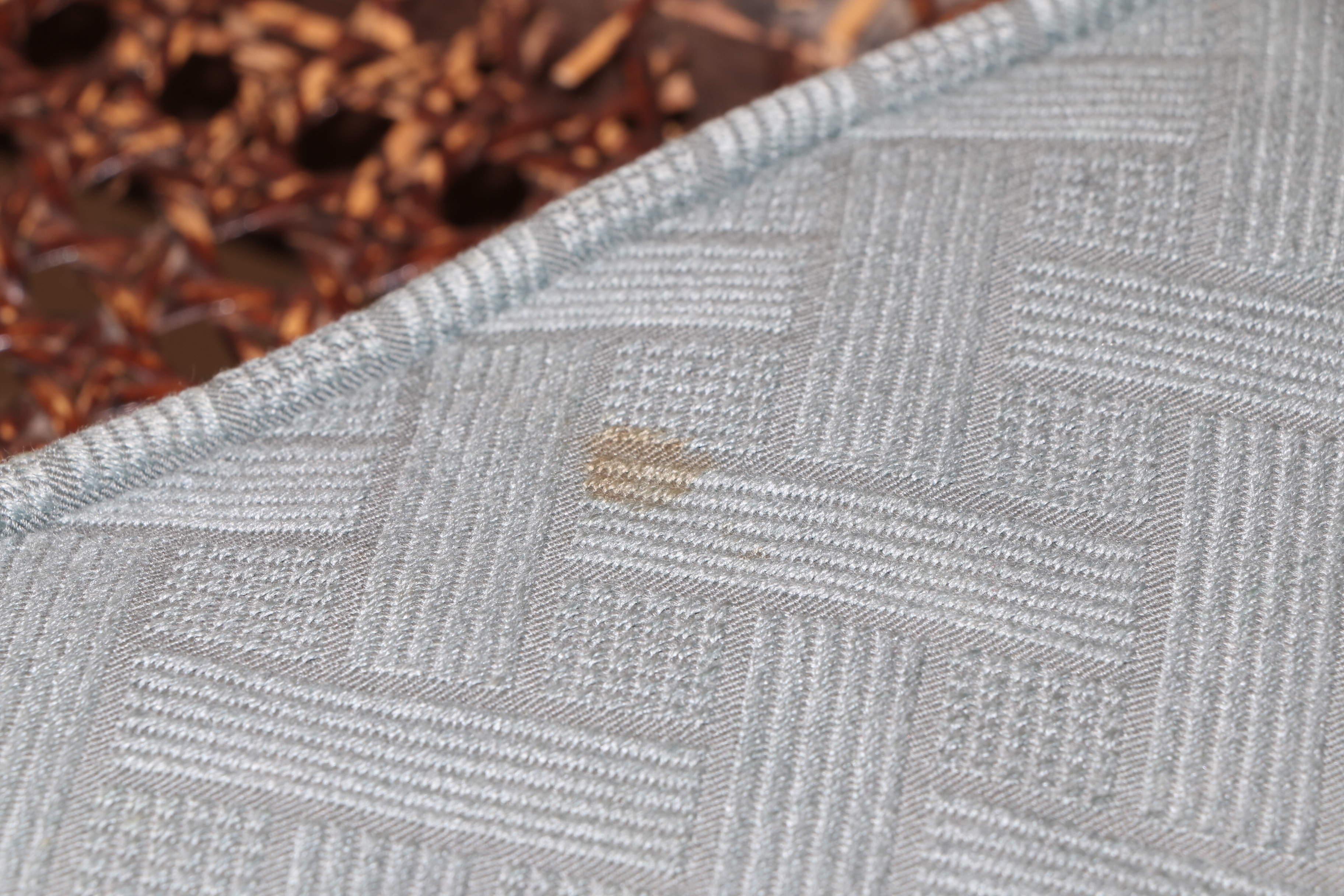 H.Z.M & Co Wood and Wicker Bed Bench