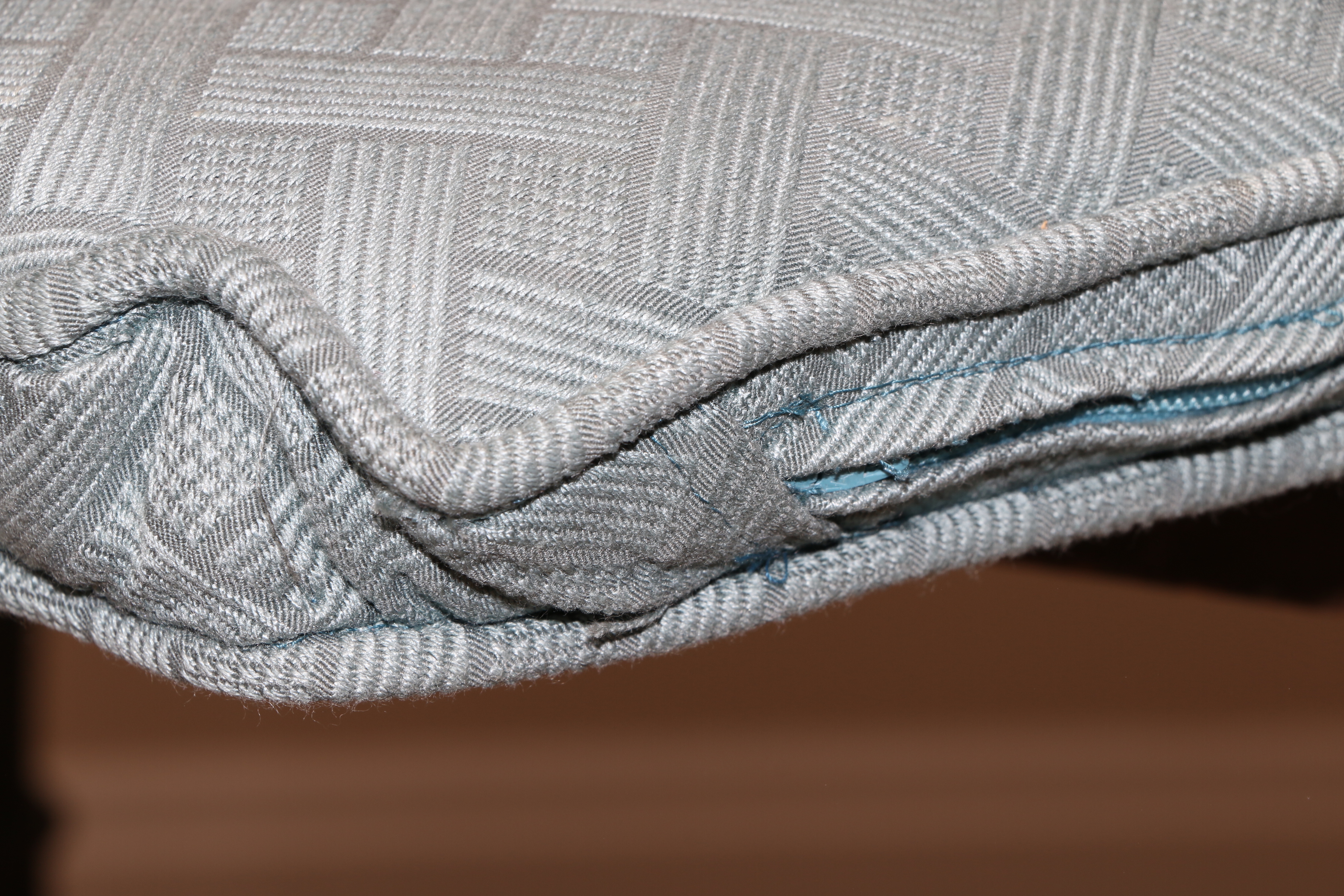 H.Z.M & Co Wood and Wicker Bed Bench