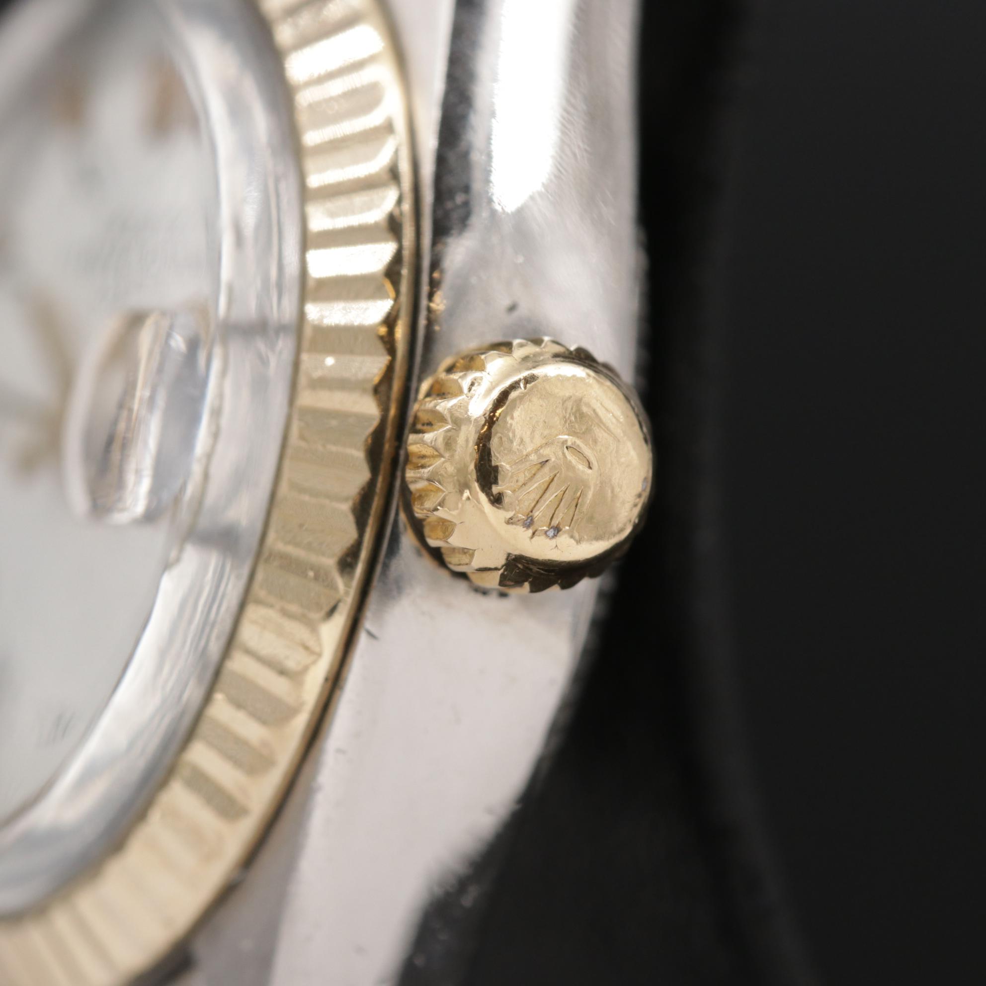 Vintage Rolex Date 6917 18K Gold and Stainless Steel Automatic Watch