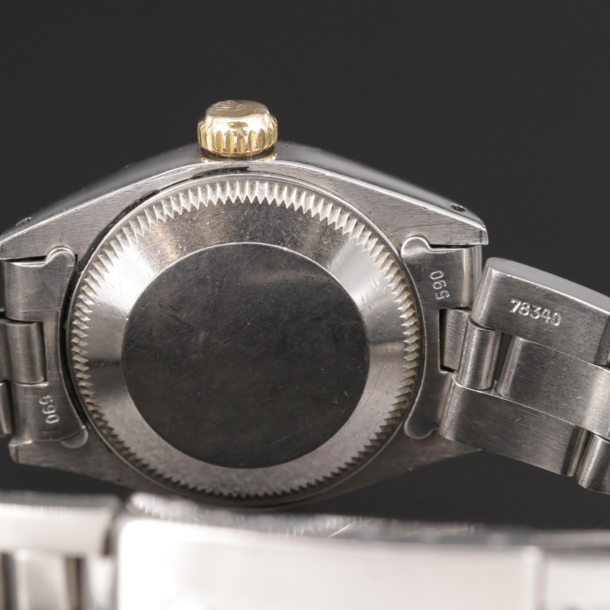 Vintage Rolex Date 6917 18K Gold and Stainless Steel Automatic Watch