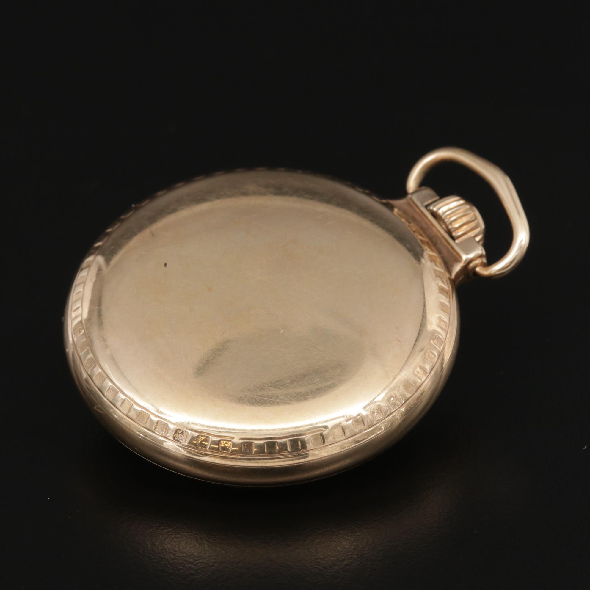 1924 Elgin Railroad Grade Gold Filled Pocket Watch