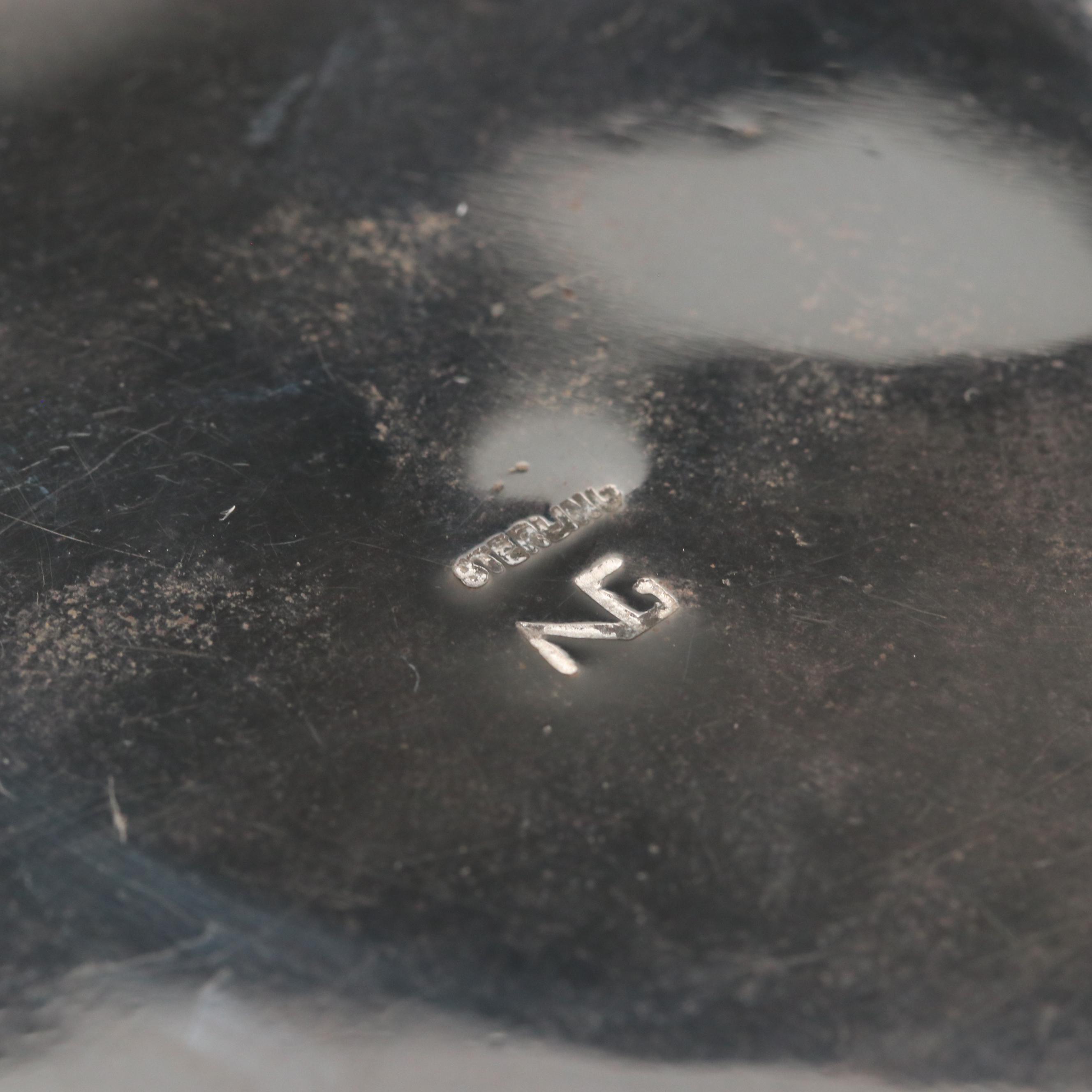 Nicholas Gambino Navajo Diné Sterling Chrysocolla Pendant