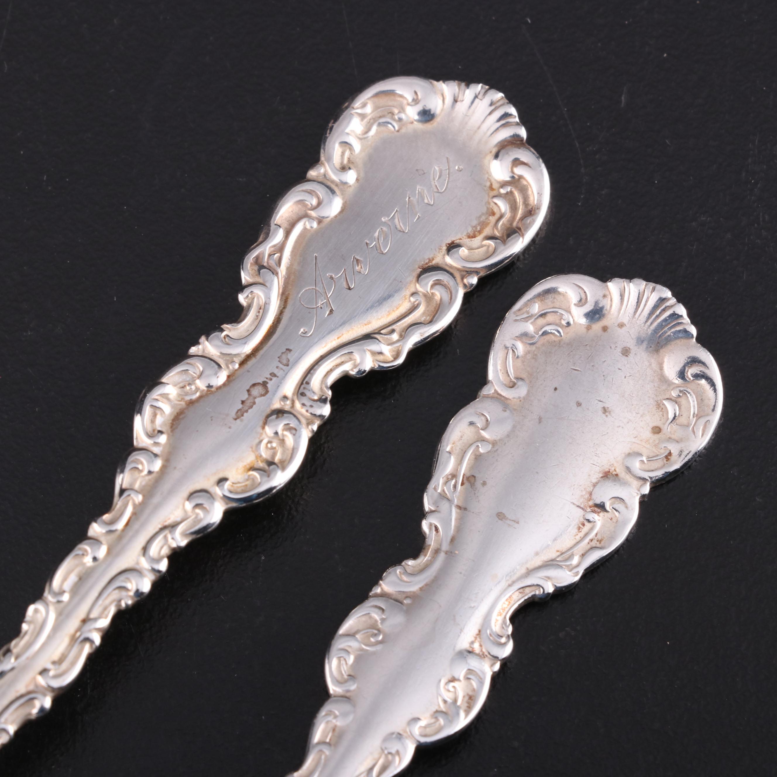 Towle Sterling "Just a Thimbleful" Shot Glass with Kirk Repousse and Louis XV