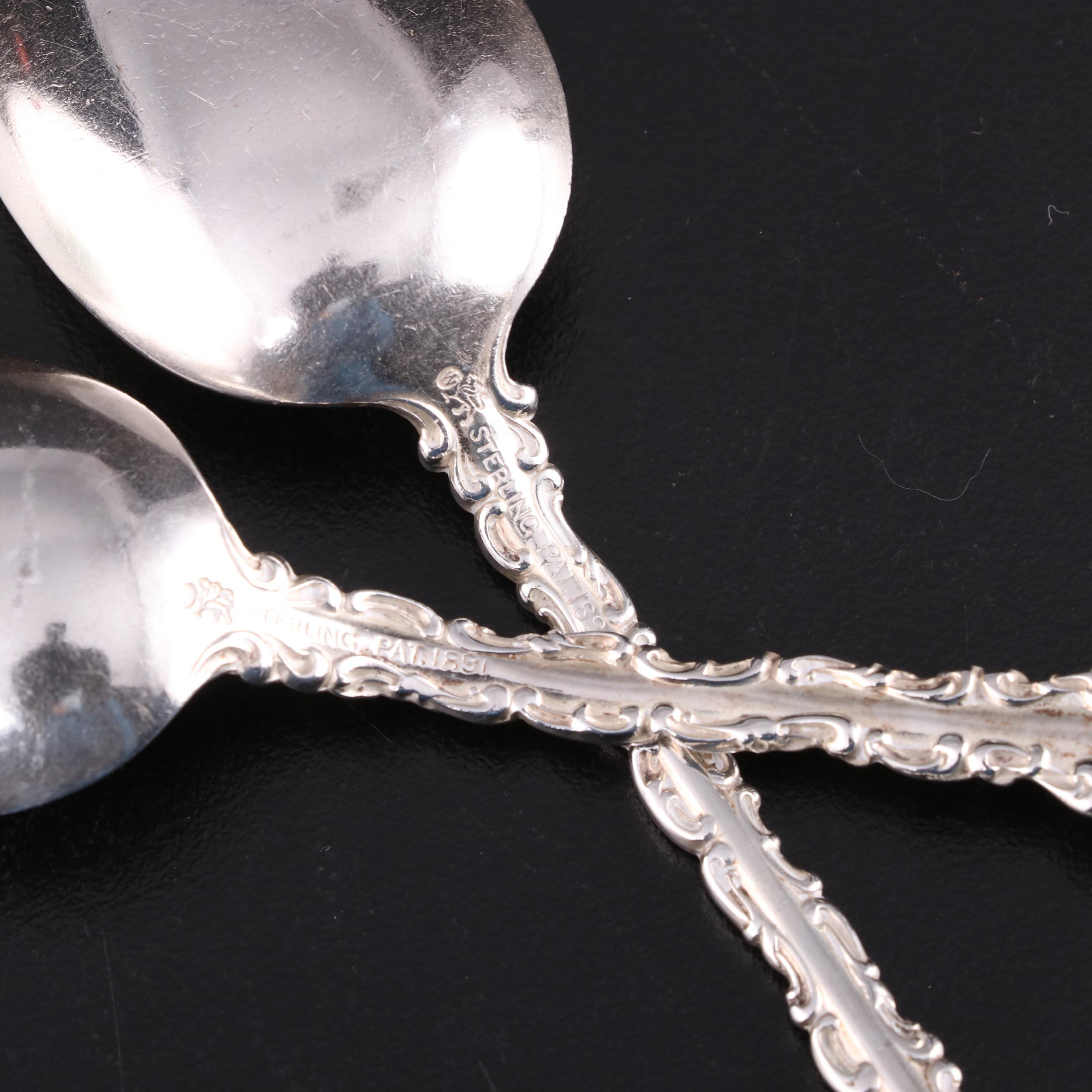 Towle Sterling "Just a Thimbleful" Shot Glass with Kirk Repousse and Louis XV