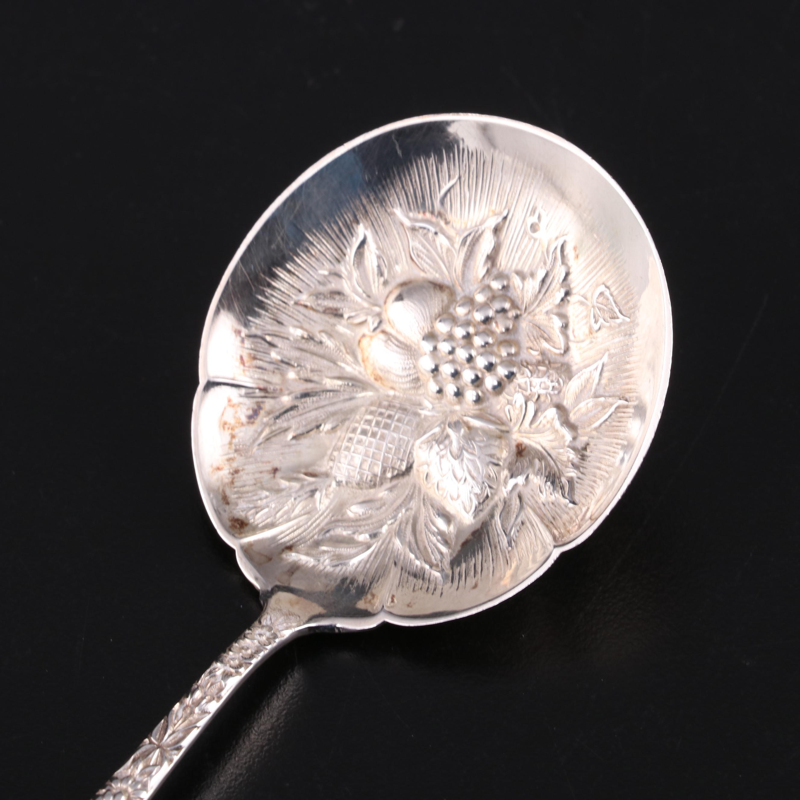 Towle Sterling "Just a Thimbleful" Shot Glass with Kirk Repousse and Louis XV