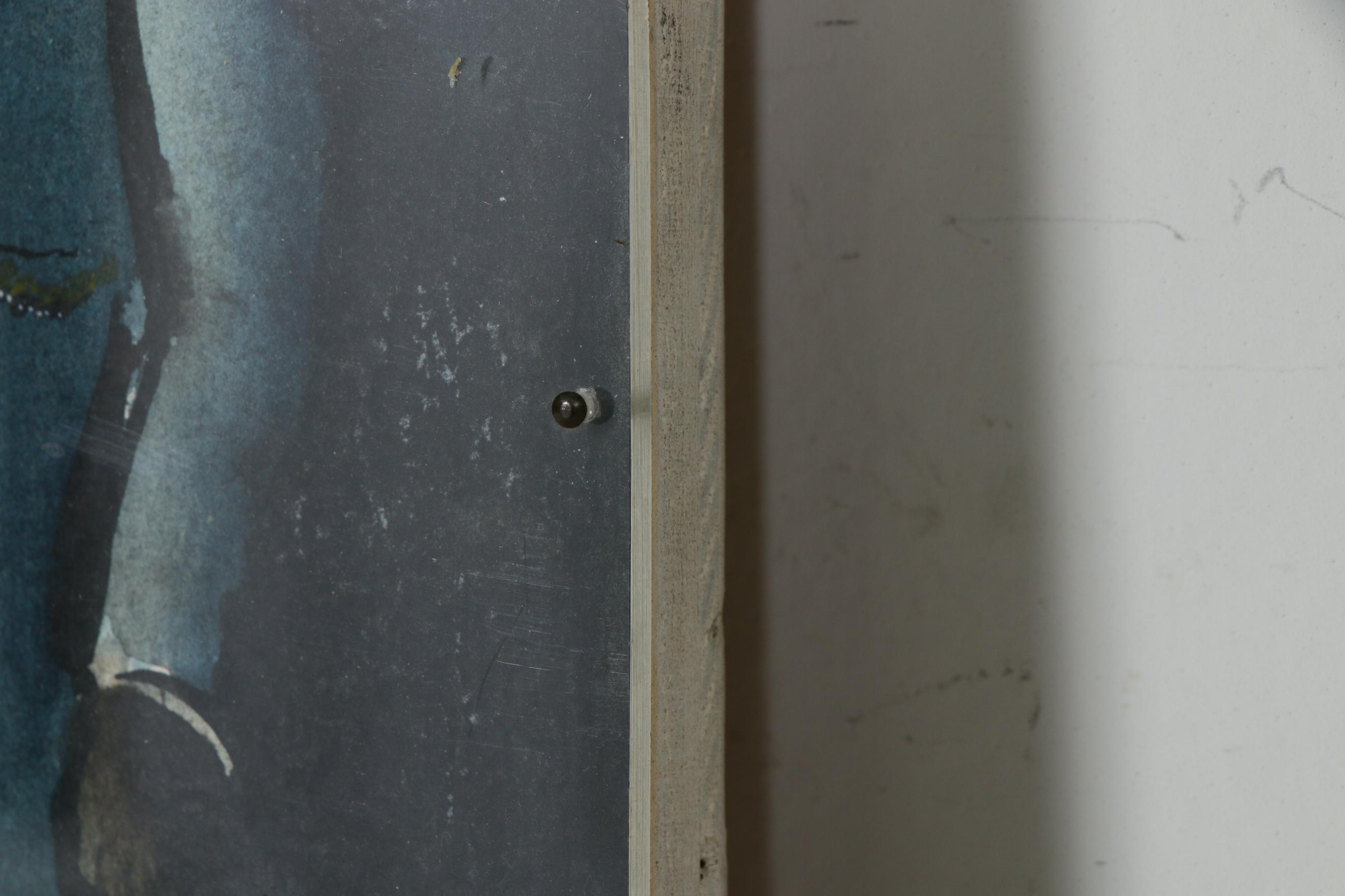 Watercolor Painting of a Train Conductor, 1969