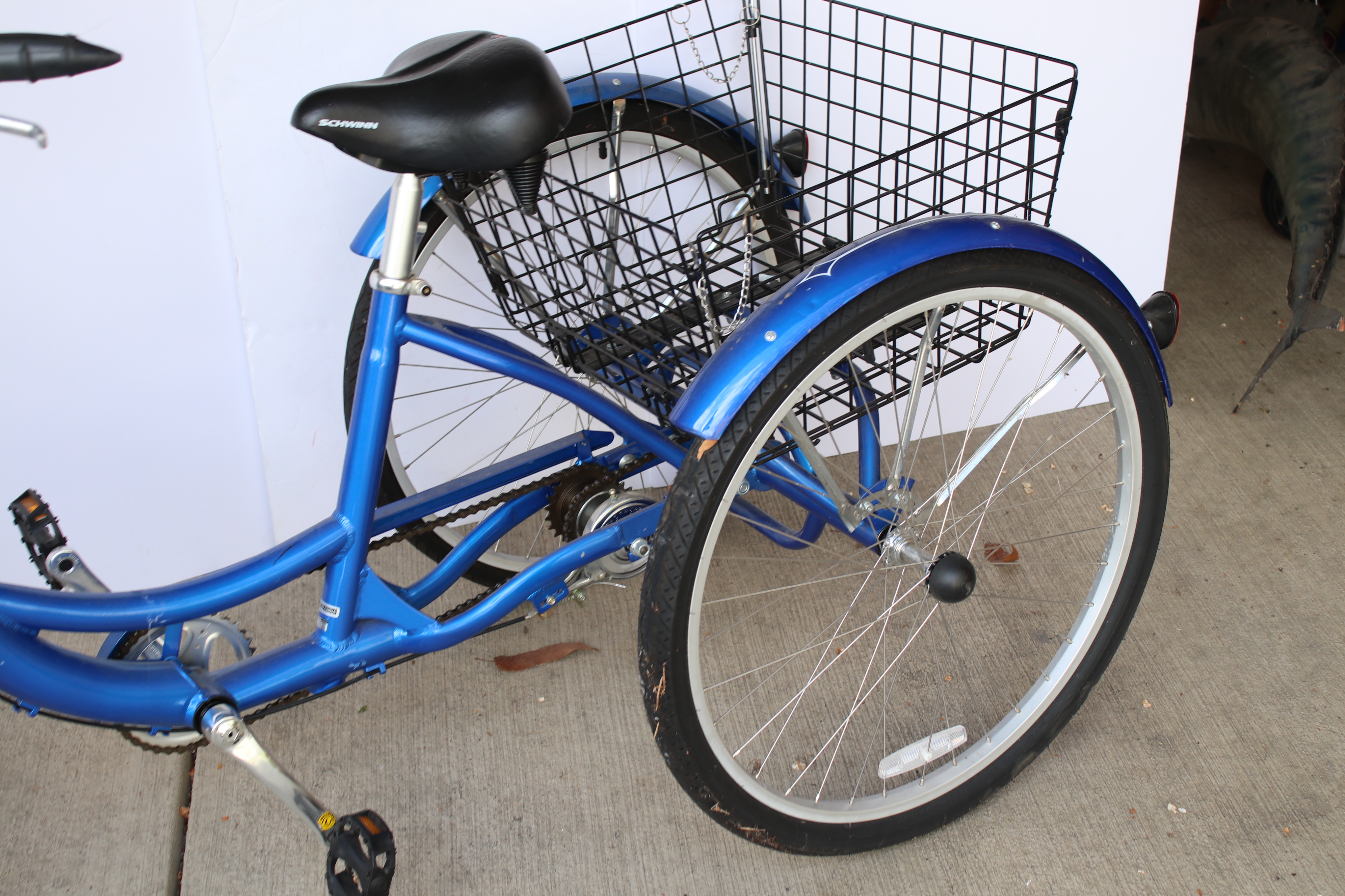Schwinn Meridian Adult Cruiser Tricycle with Rear Basket