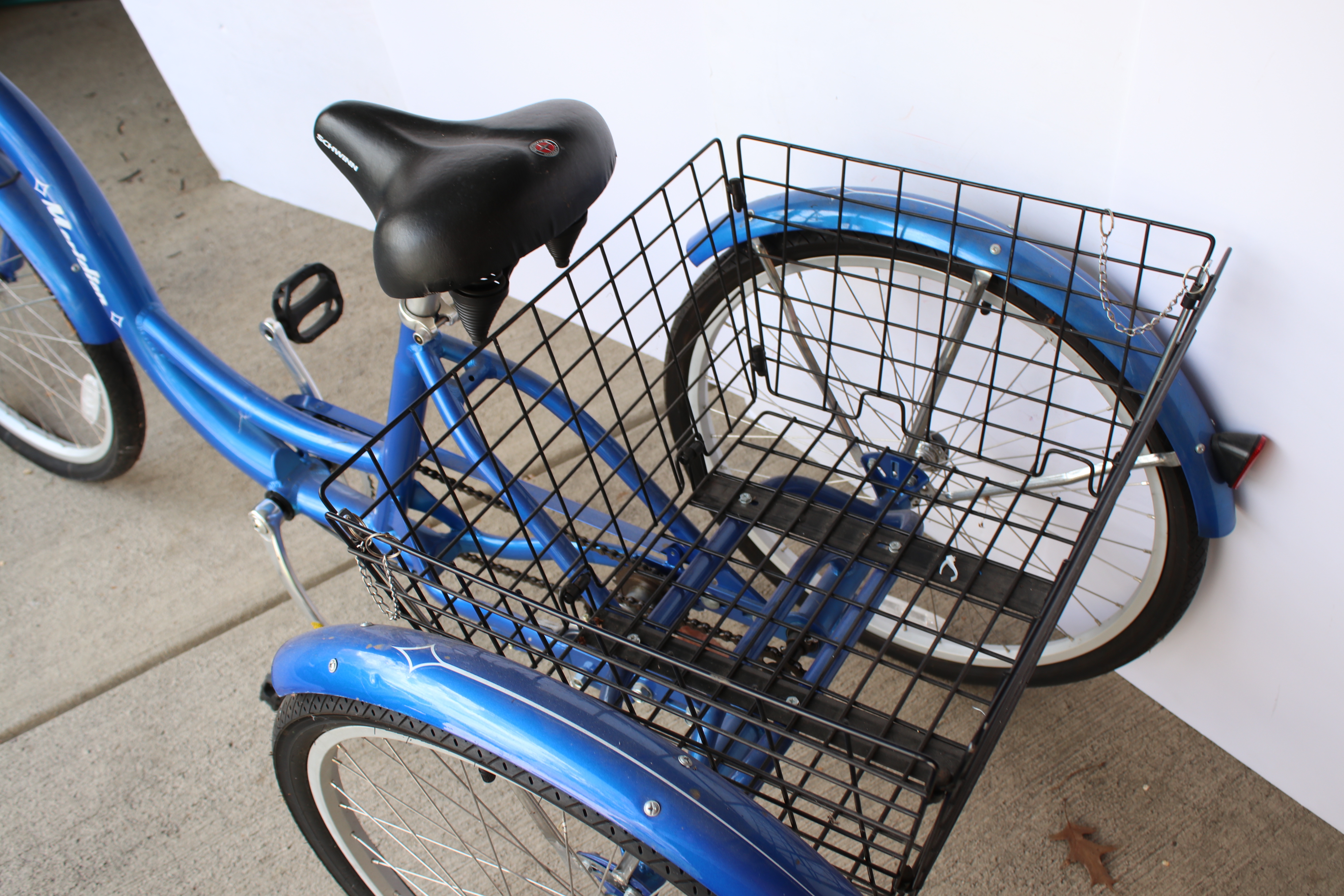 Schwinn Meridian Adult Cruiser Tricycle with Rear Basket