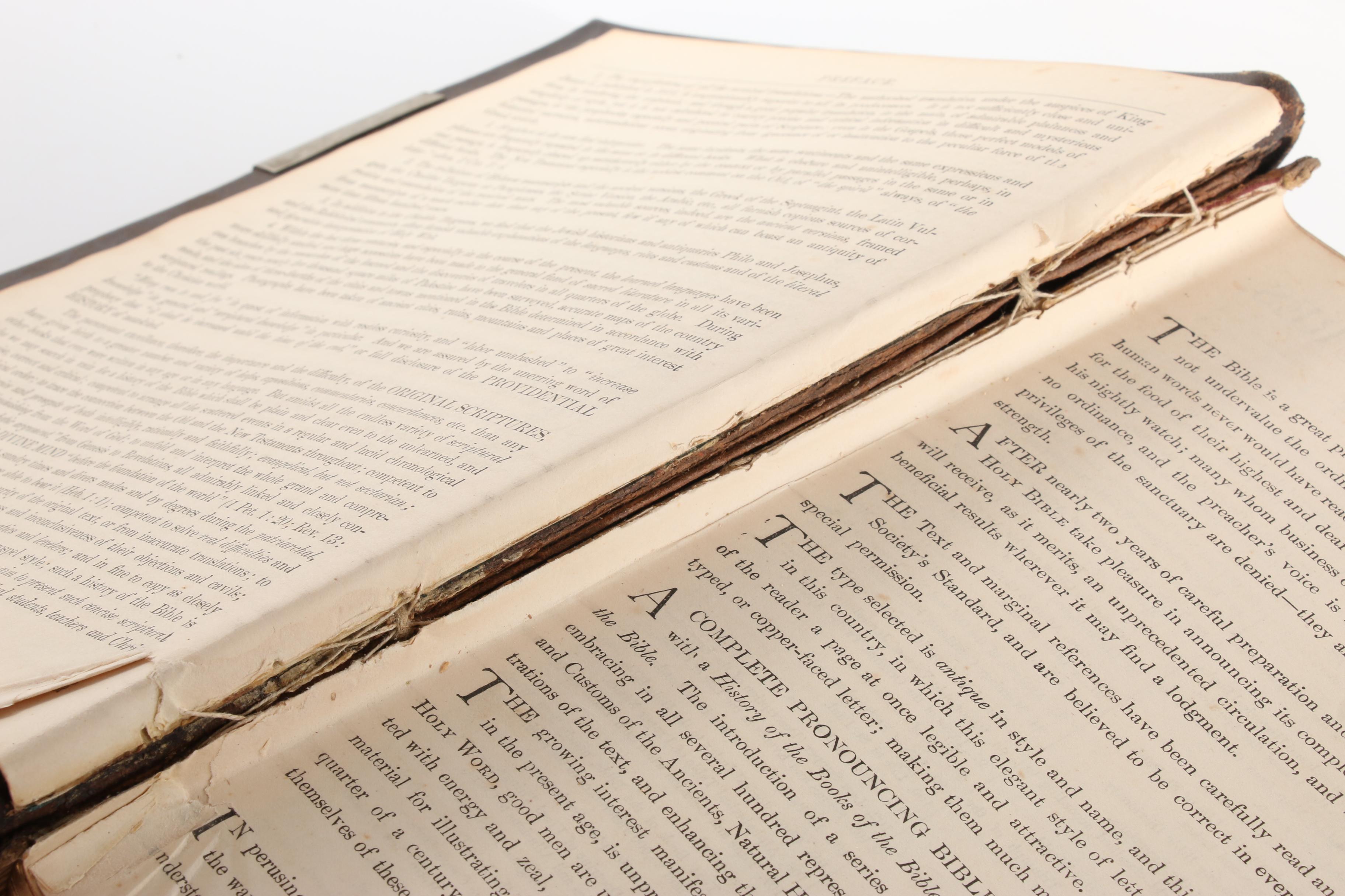 1881 "The Holy Bible with Complete Concordance and Bible Dictionary"