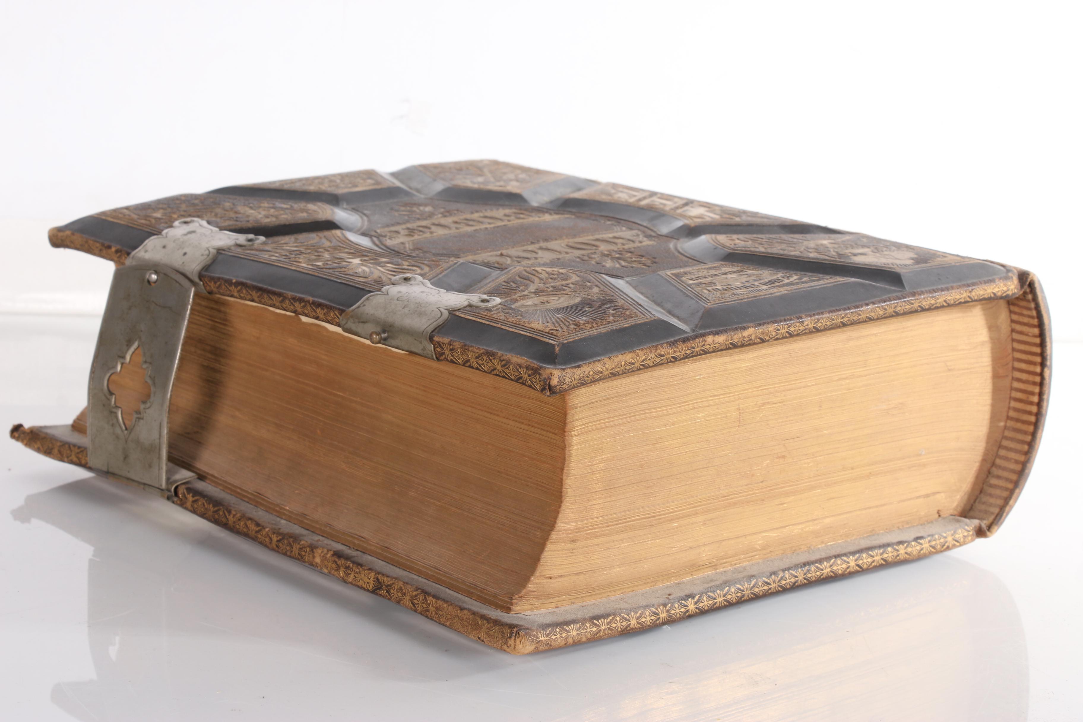 1881 "The Holy Bible with Complete Concordance and Bible Dictionary"