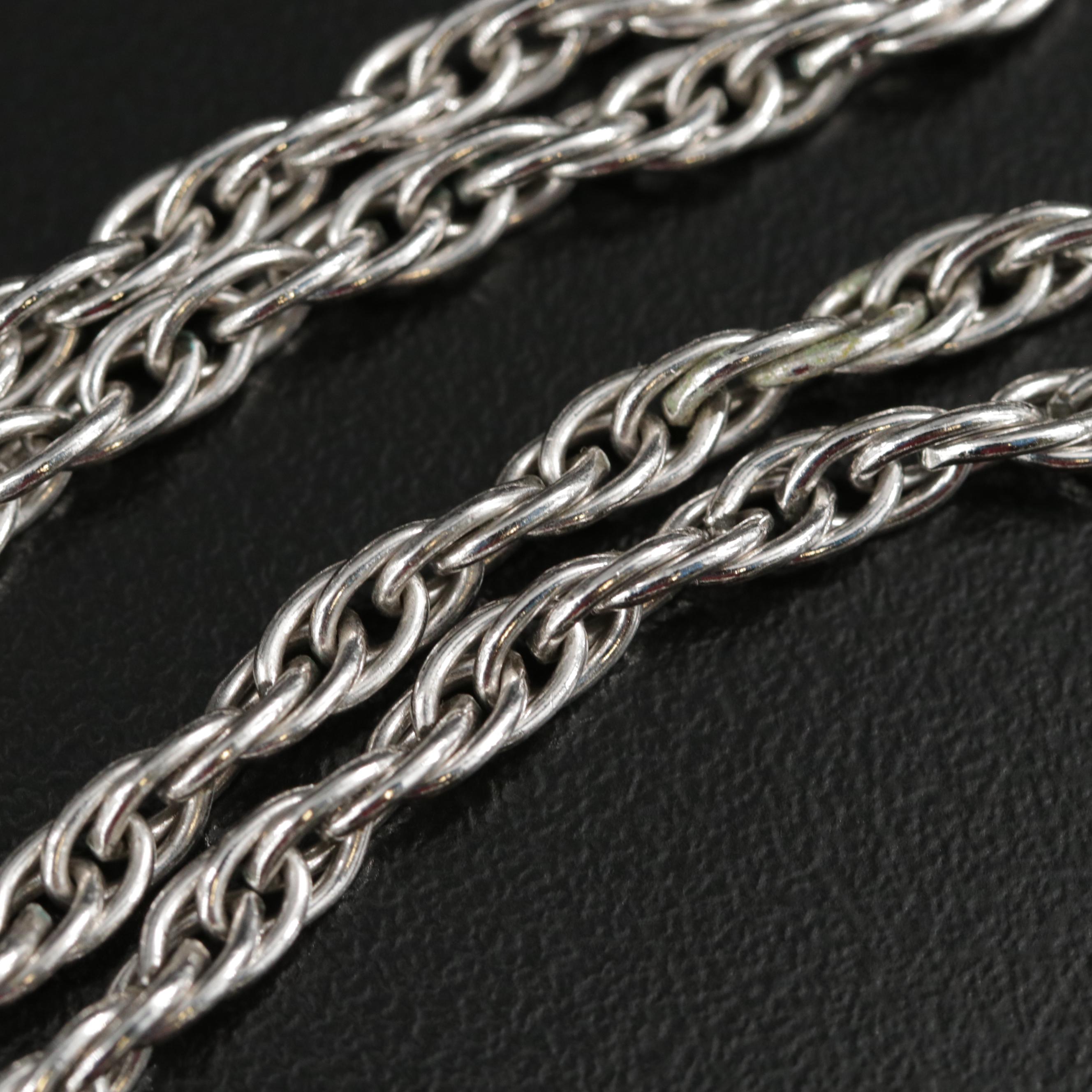 Repoussé "Pop-Out" 1890 Morgan Silver Dollar Pendant with Sterling Necklace