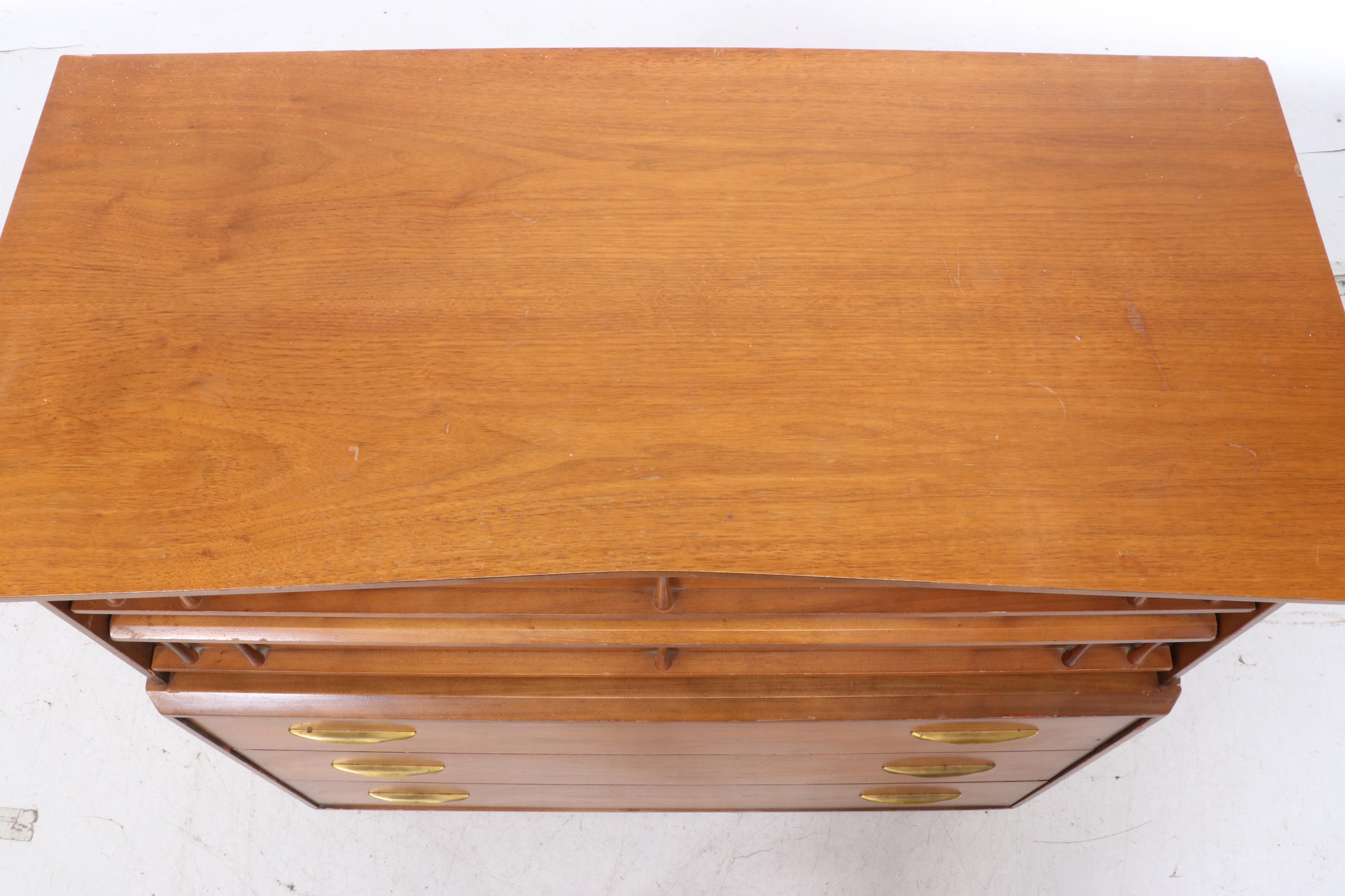 Mid Century Modern Walnut Chest of Drawers