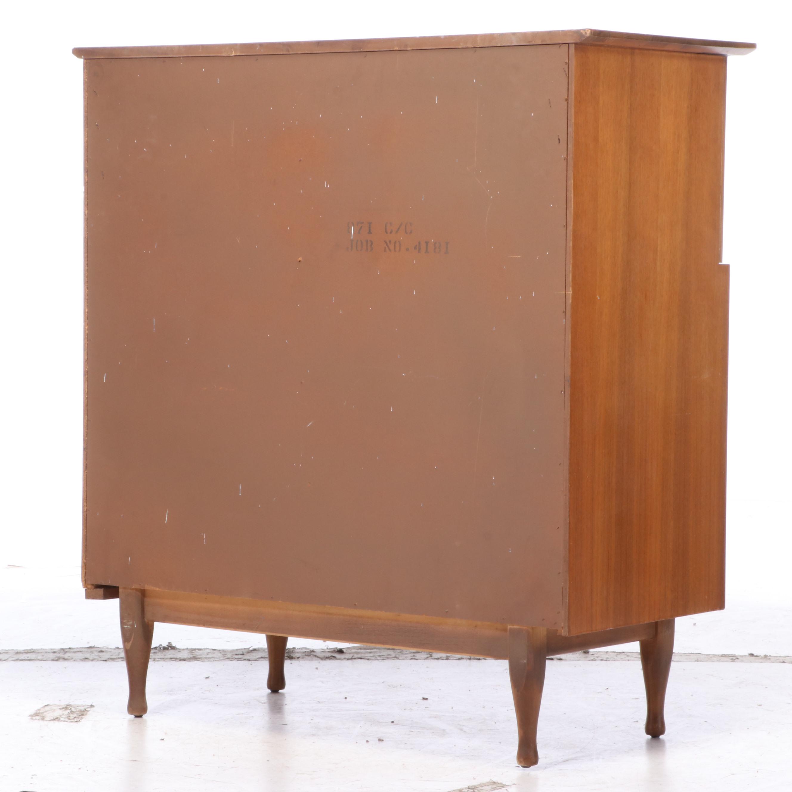 Mid Century Modern Walnut Chest of Drawers