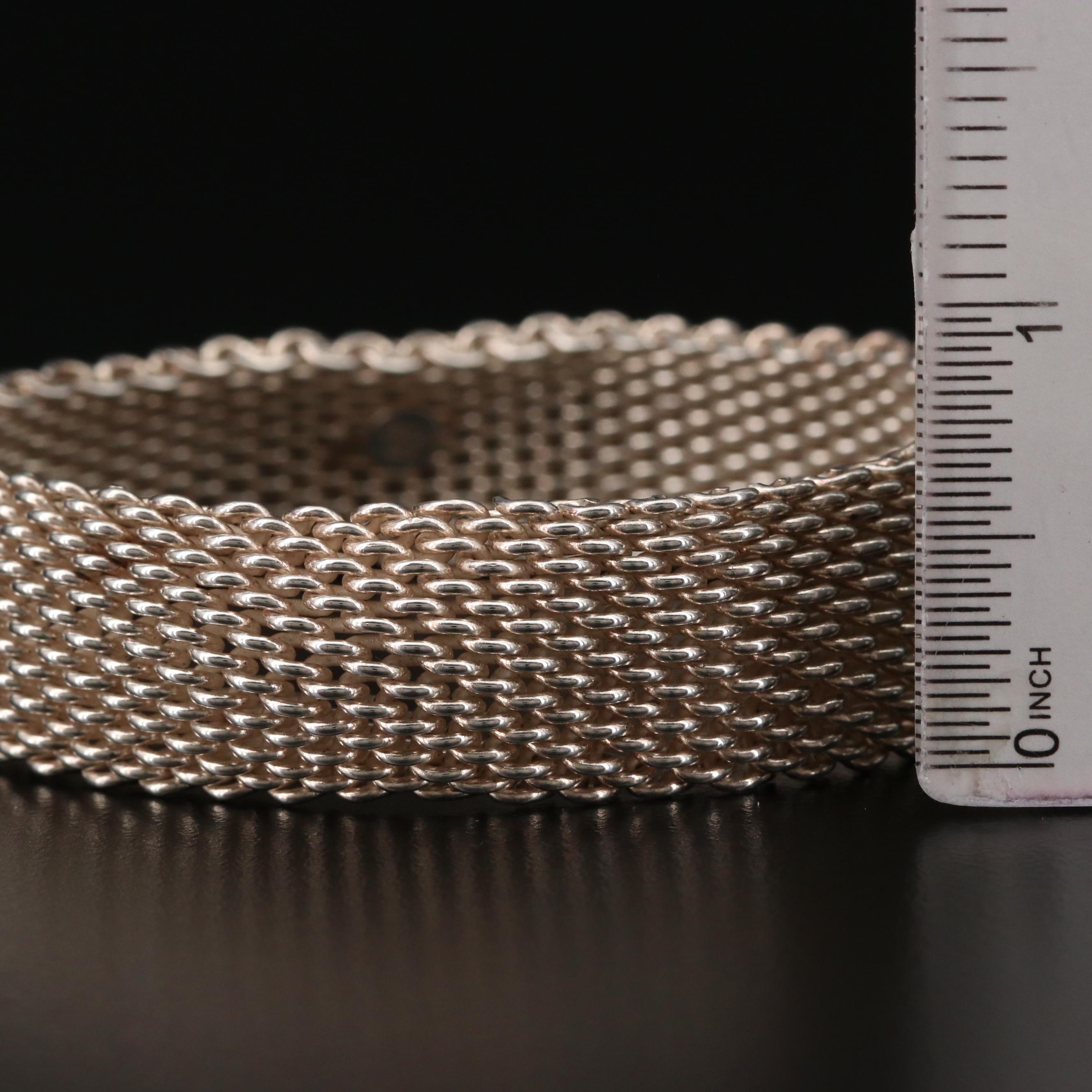 Tiffany & Co. "Somerset" Sterling Silver Bracelet