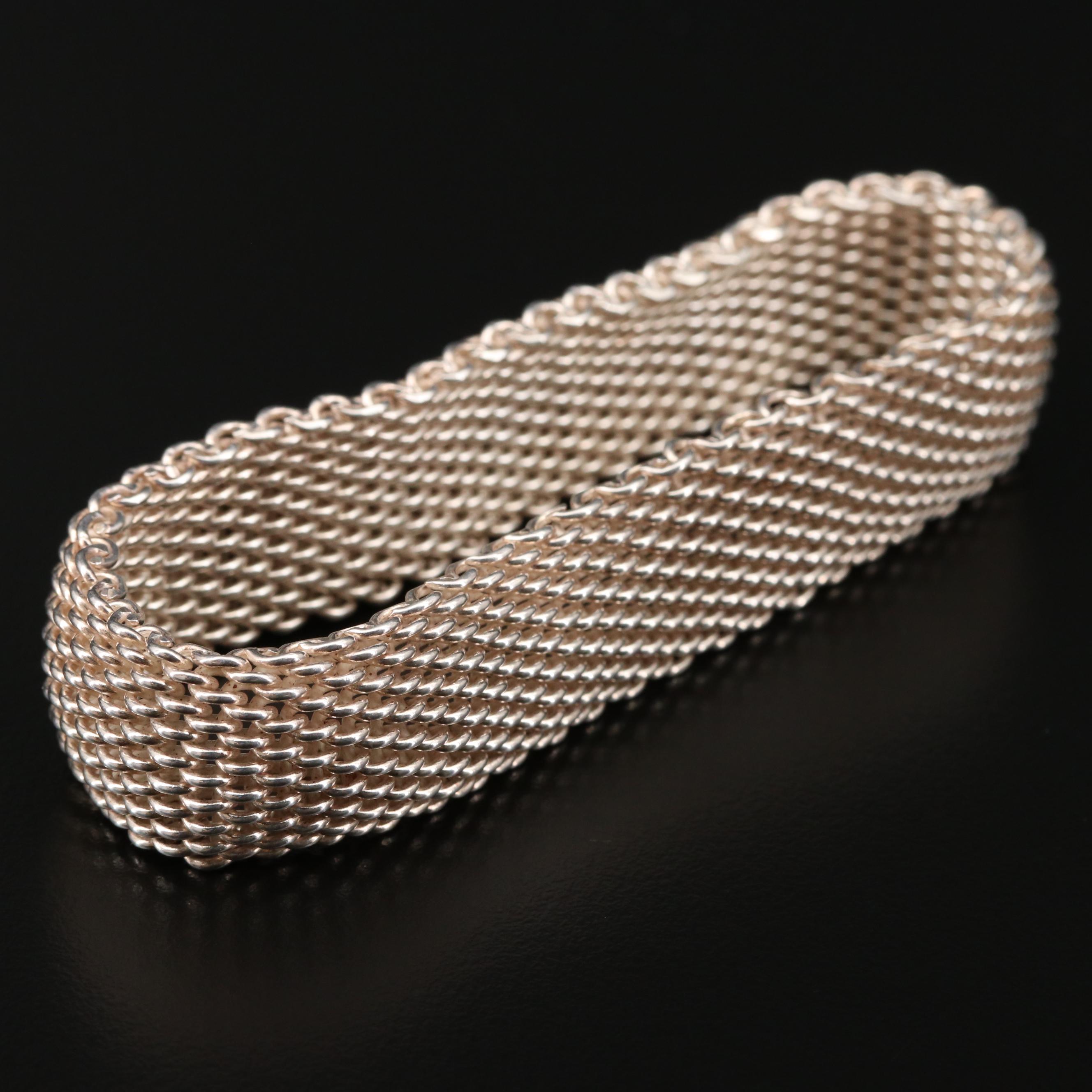 Tiffany & Co. "Somerset" Sterling Silver Bracelet
