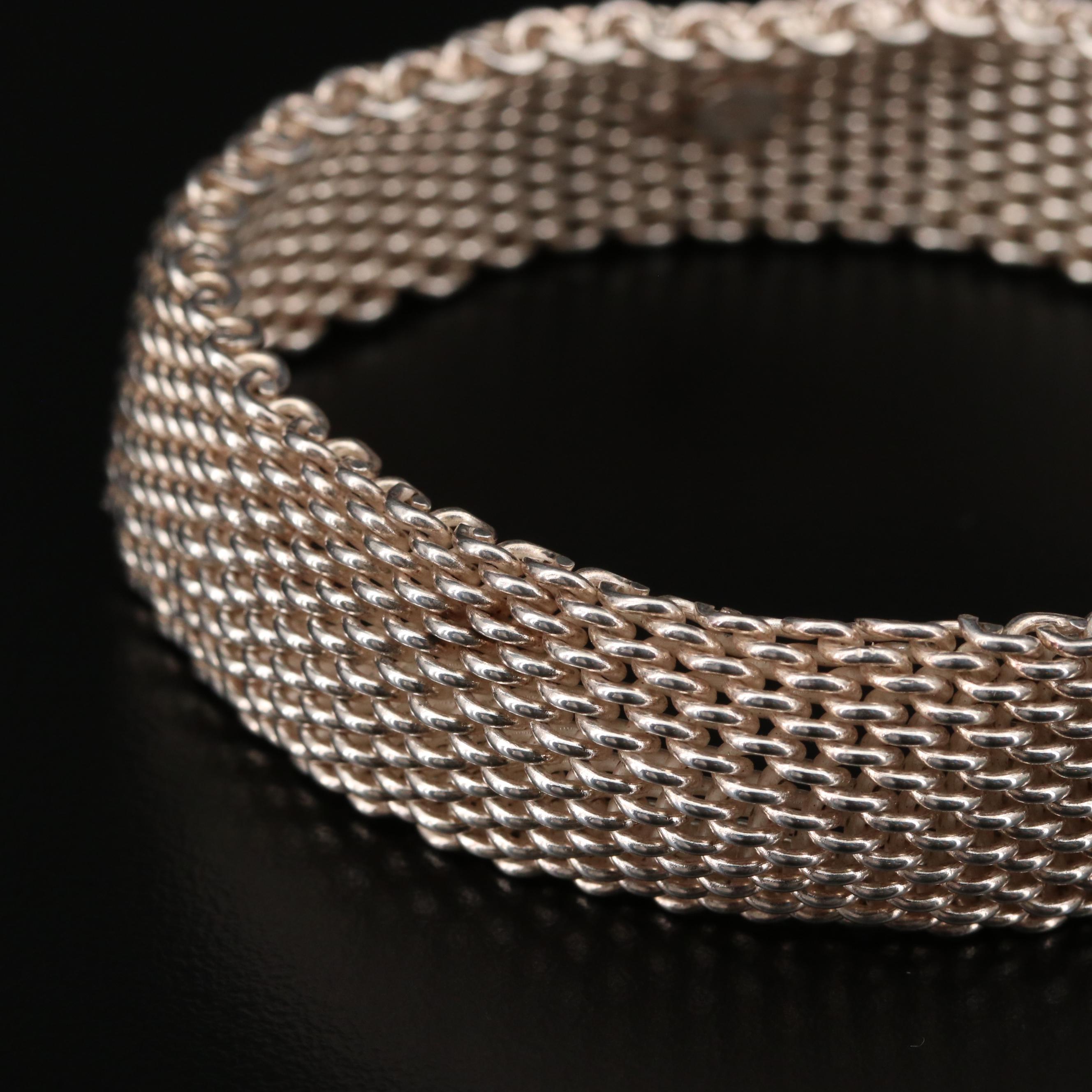 Tiffany & Co. "Somerset" Sterling Silver Bracelet