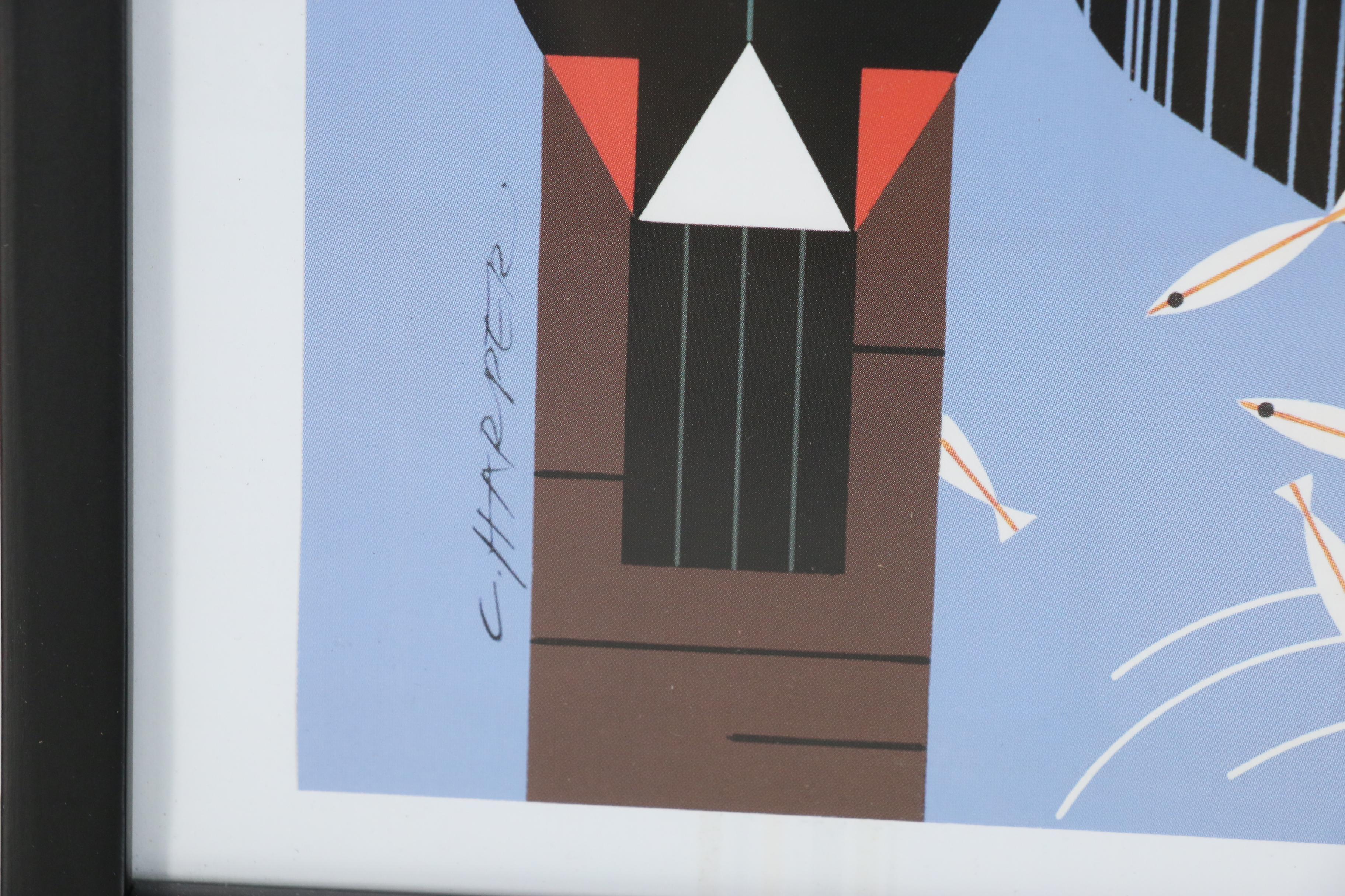 Offset Lithograph after Charley Harper "Zoo Babies"