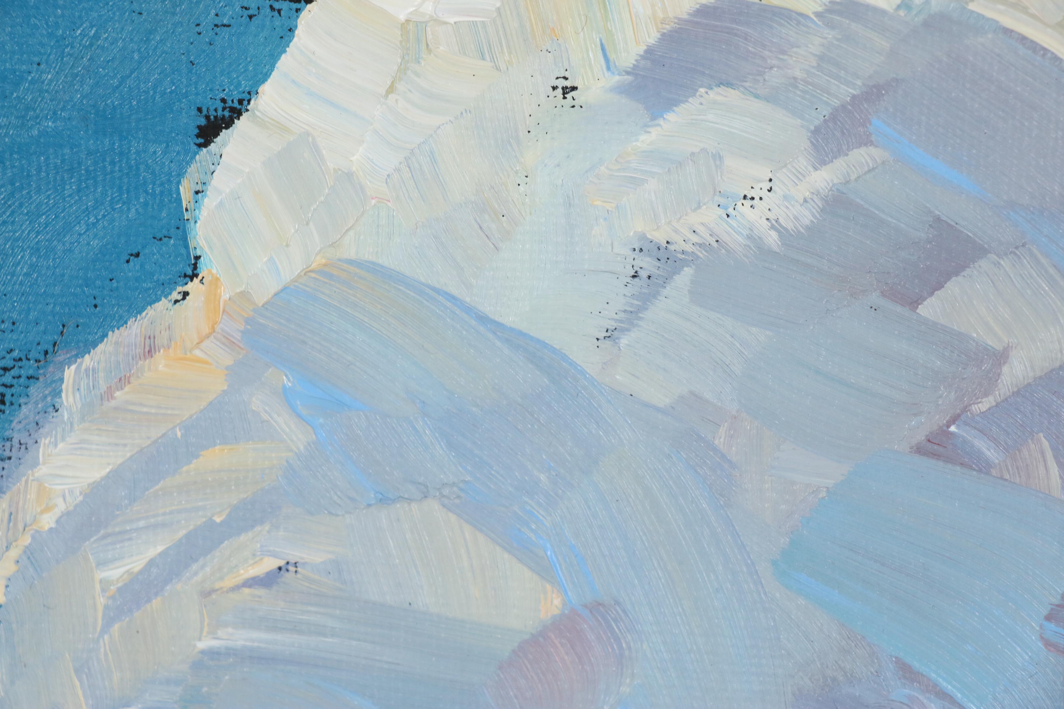 William Hawkins Landscape with Clouds Oil Painting