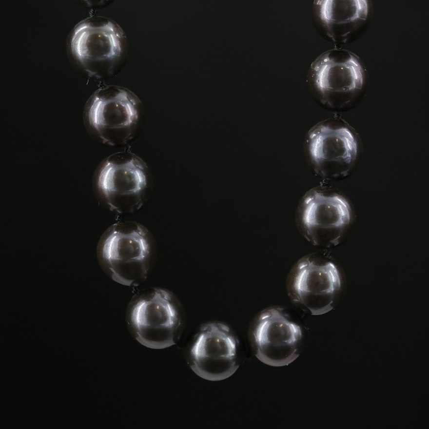 Pearl Strand Necklace with 14K Gold Clasp