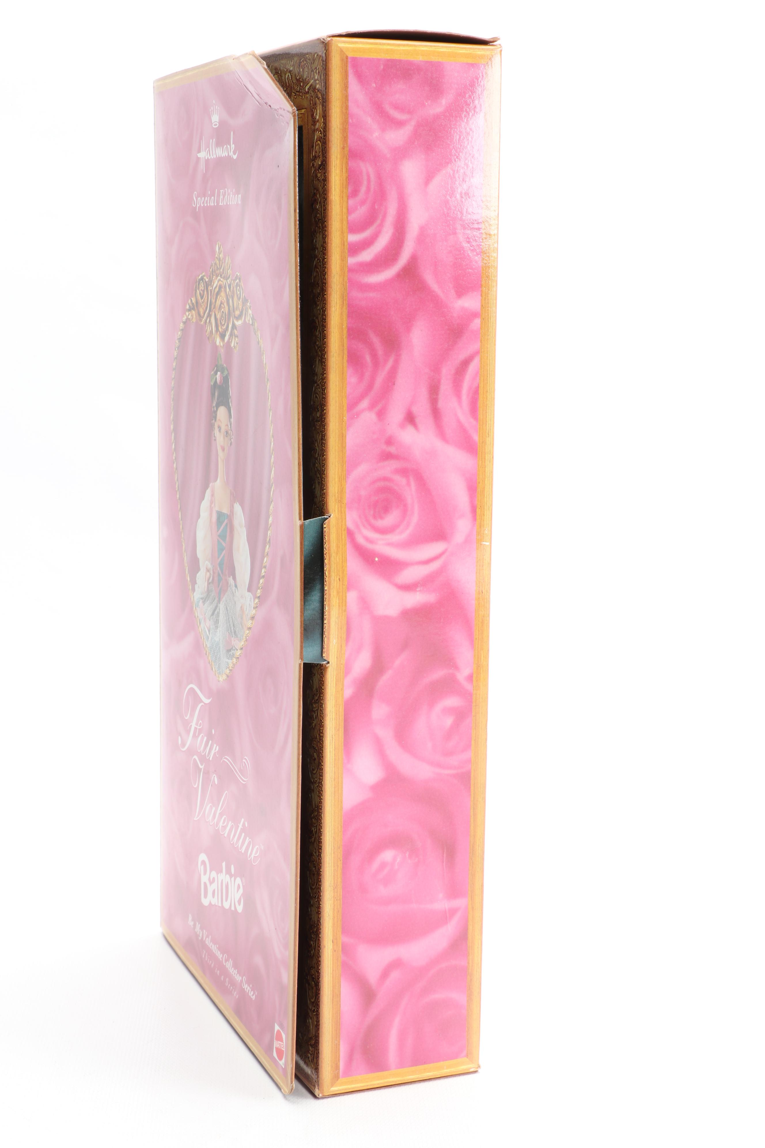 Mattel "Fair Valentine" and "Alphabet Soup" Barbie Dolls in Original Packaging