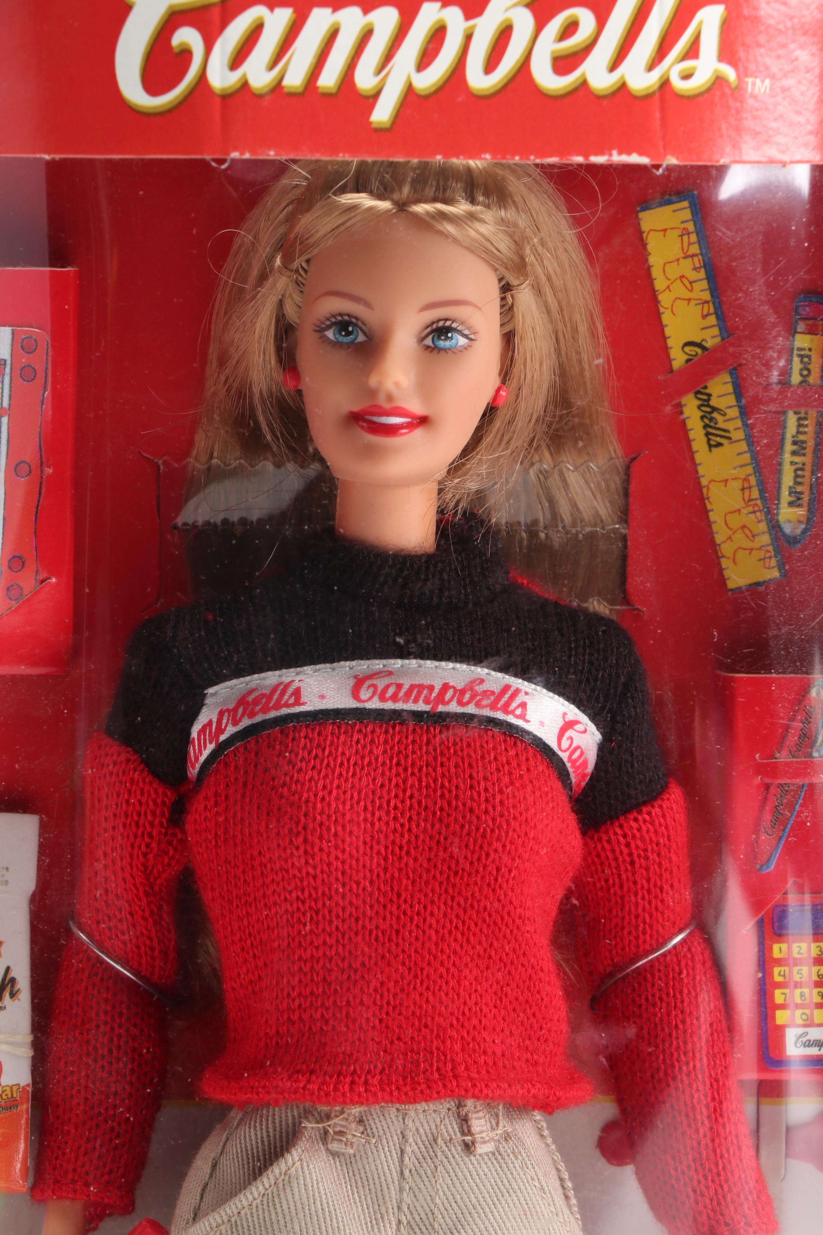 Mattel "Fair Valentine" and "Alphabet Soup" Barbie Dolls in Original Packaging