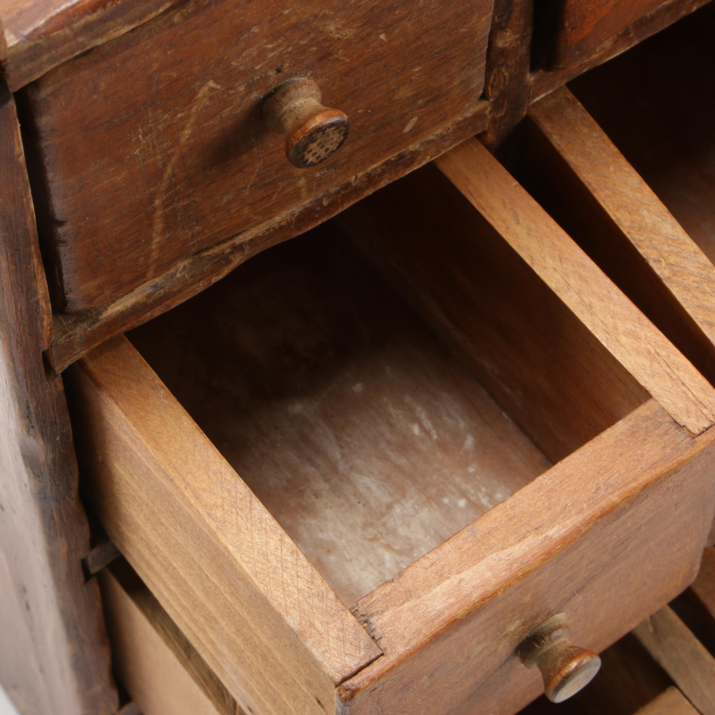 Decorative Hand Crafted Wooden Notion Box Organizer