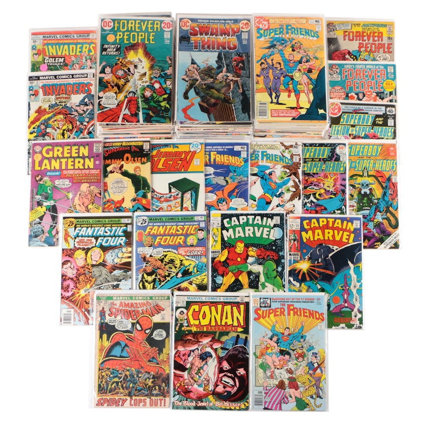 Comic Books, Features Spider-Man, Conan, Superman, Flash and More!