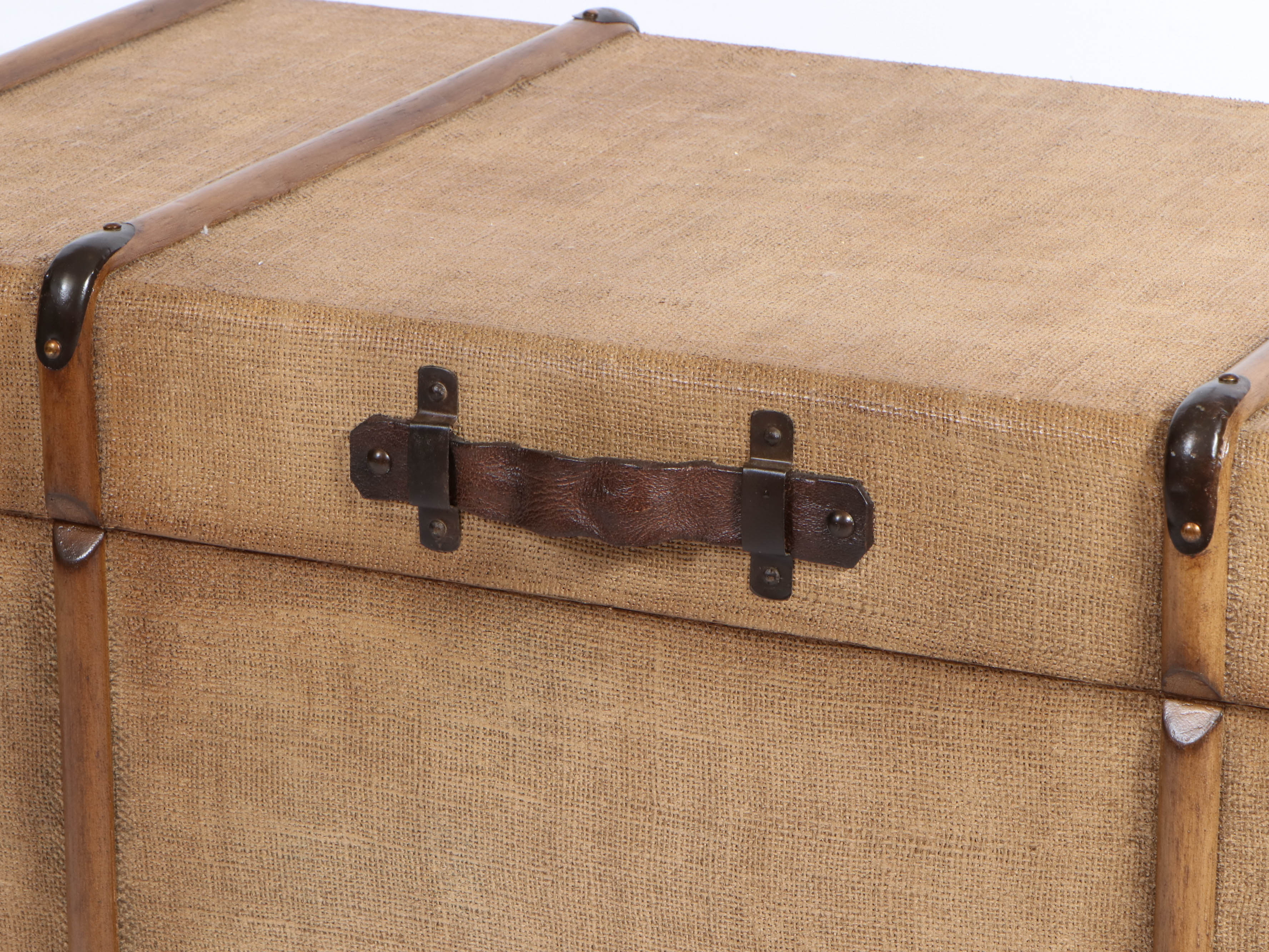 Decorative Travel Trunk Coffee Table with Storage