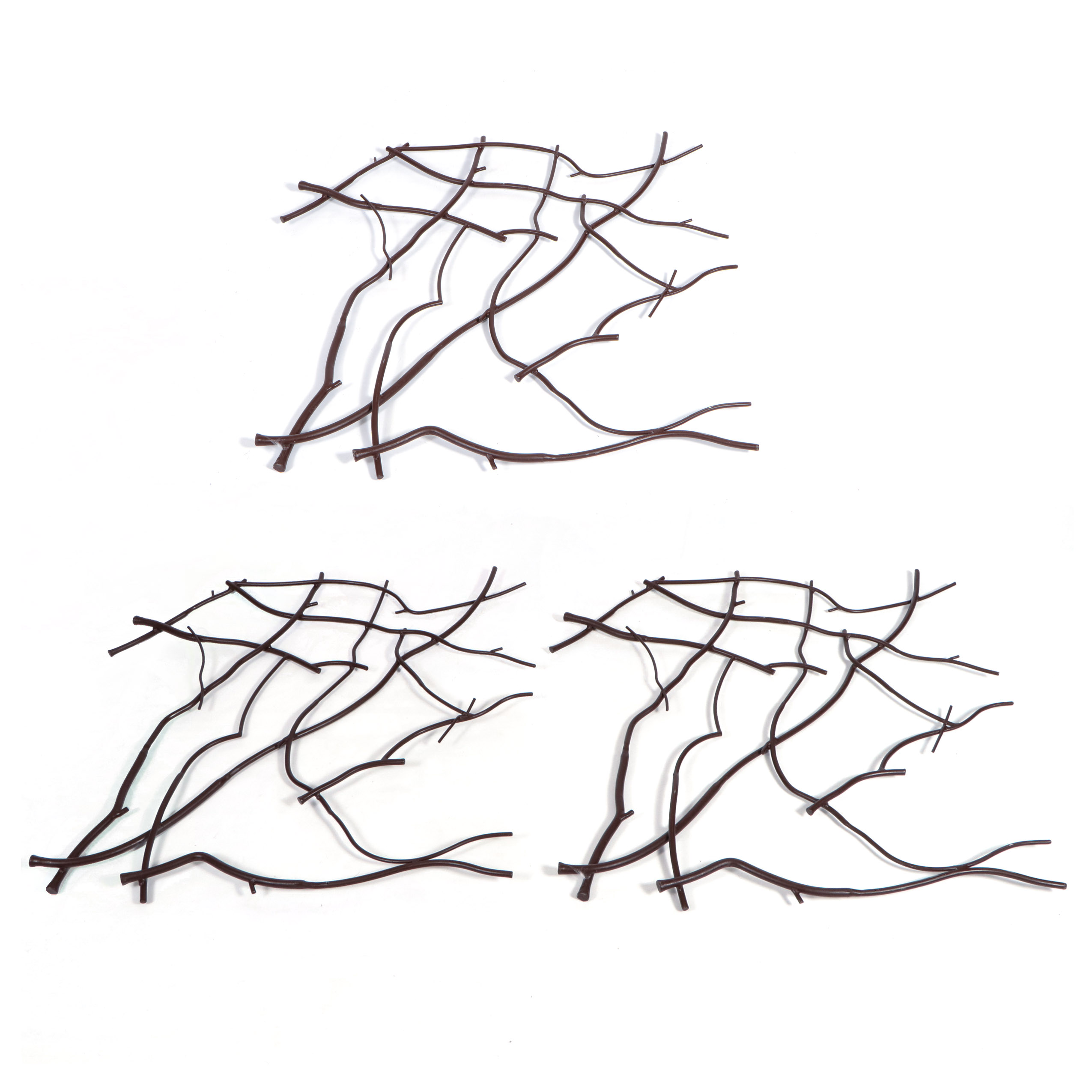 Bronze Tone Twig Wall Décor