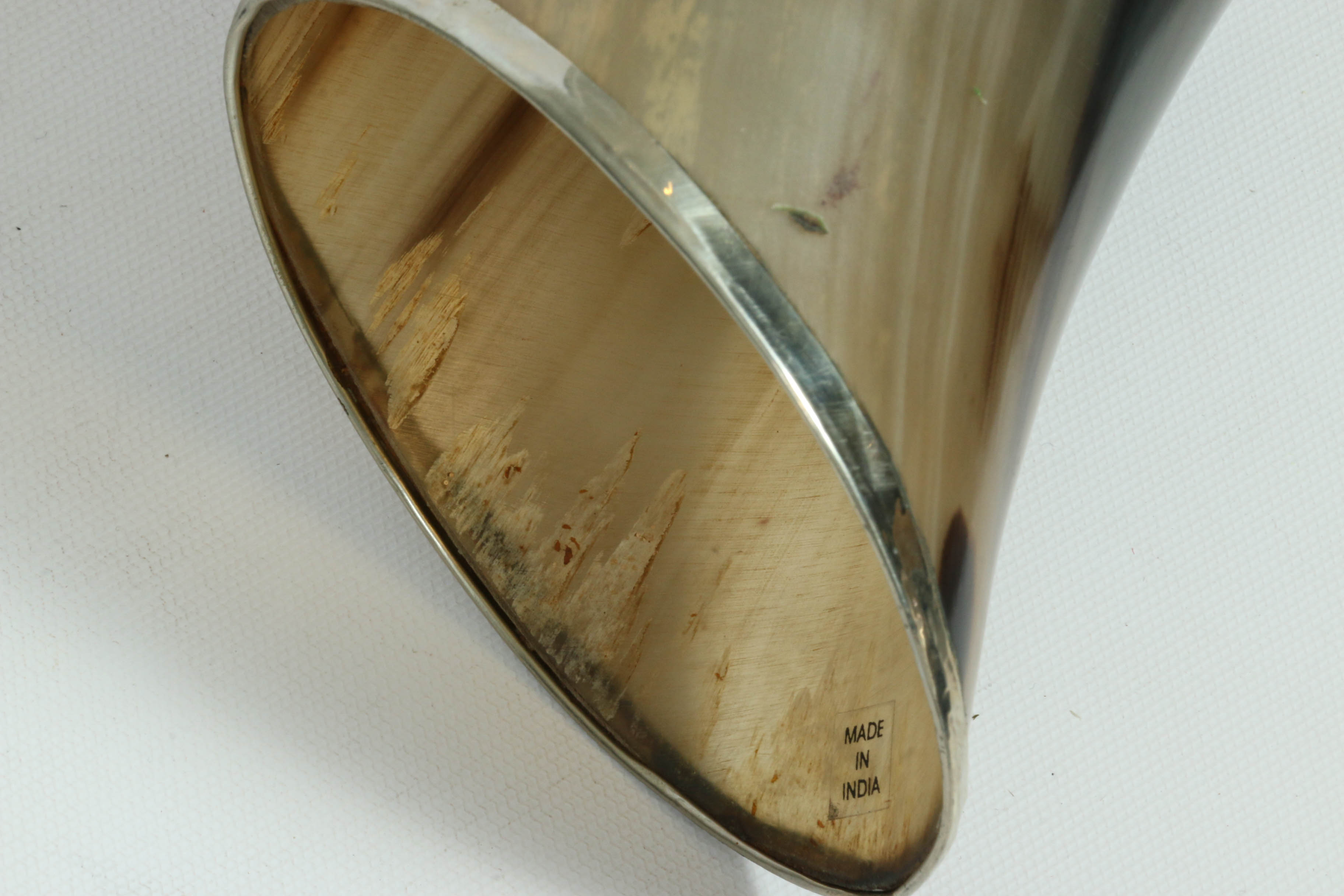 Modern Decor Including Mirrored Dresser Box, Inlaid Containers & Polished Horns