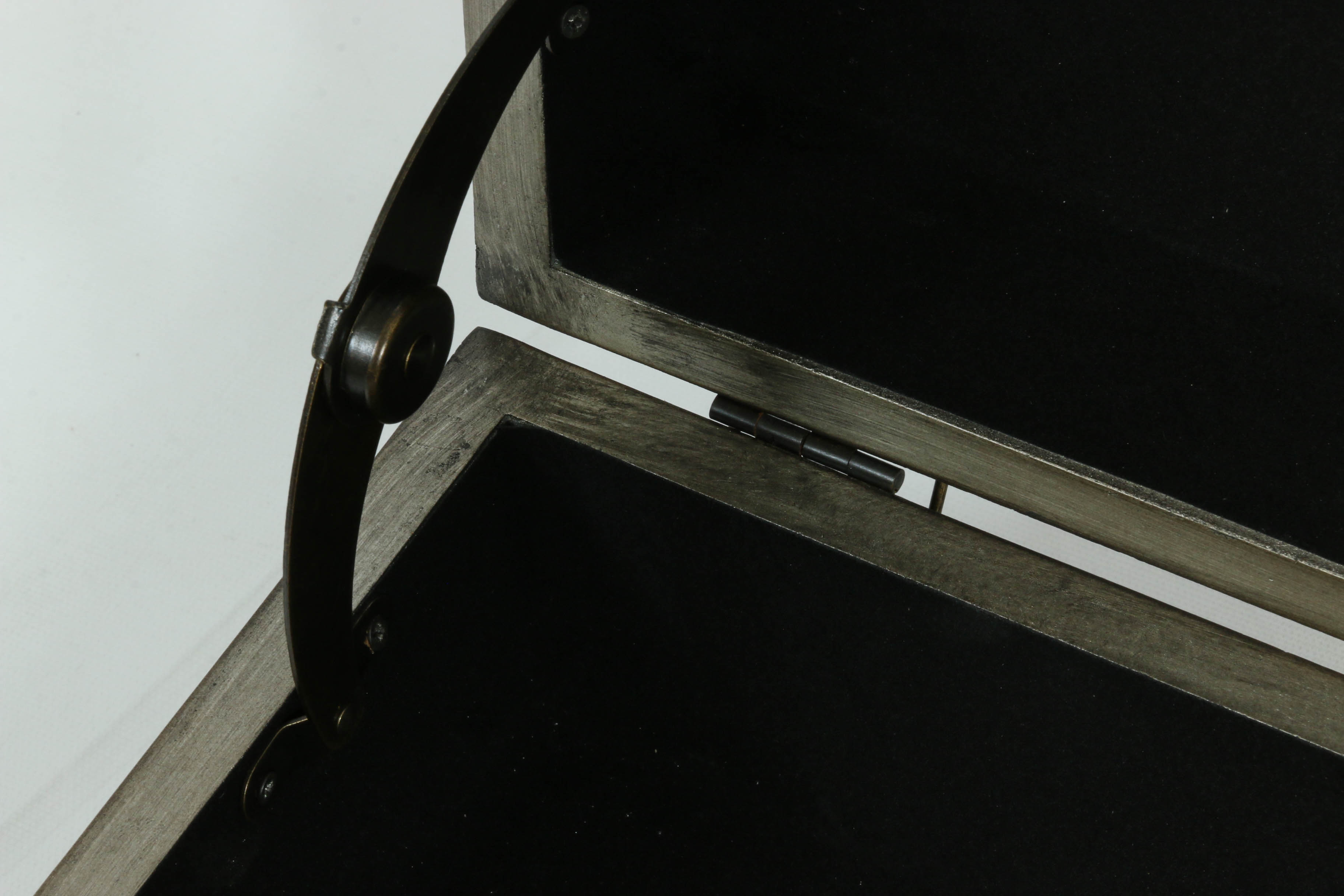 Modern Decor Including Mirrored Dresser Box, Inlaid Containers & Polished Horns