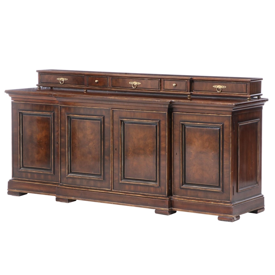 Neoclassical Style Drexel-Heritage Walnut Sideboard, Last Quarter 20th Century