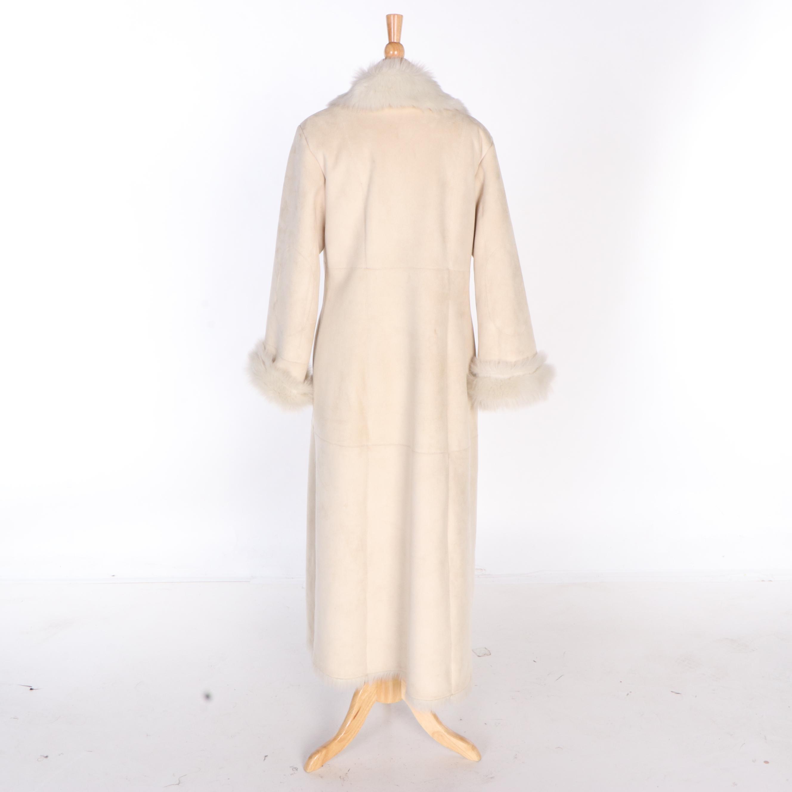 Jones New York Faux Shearling Coat