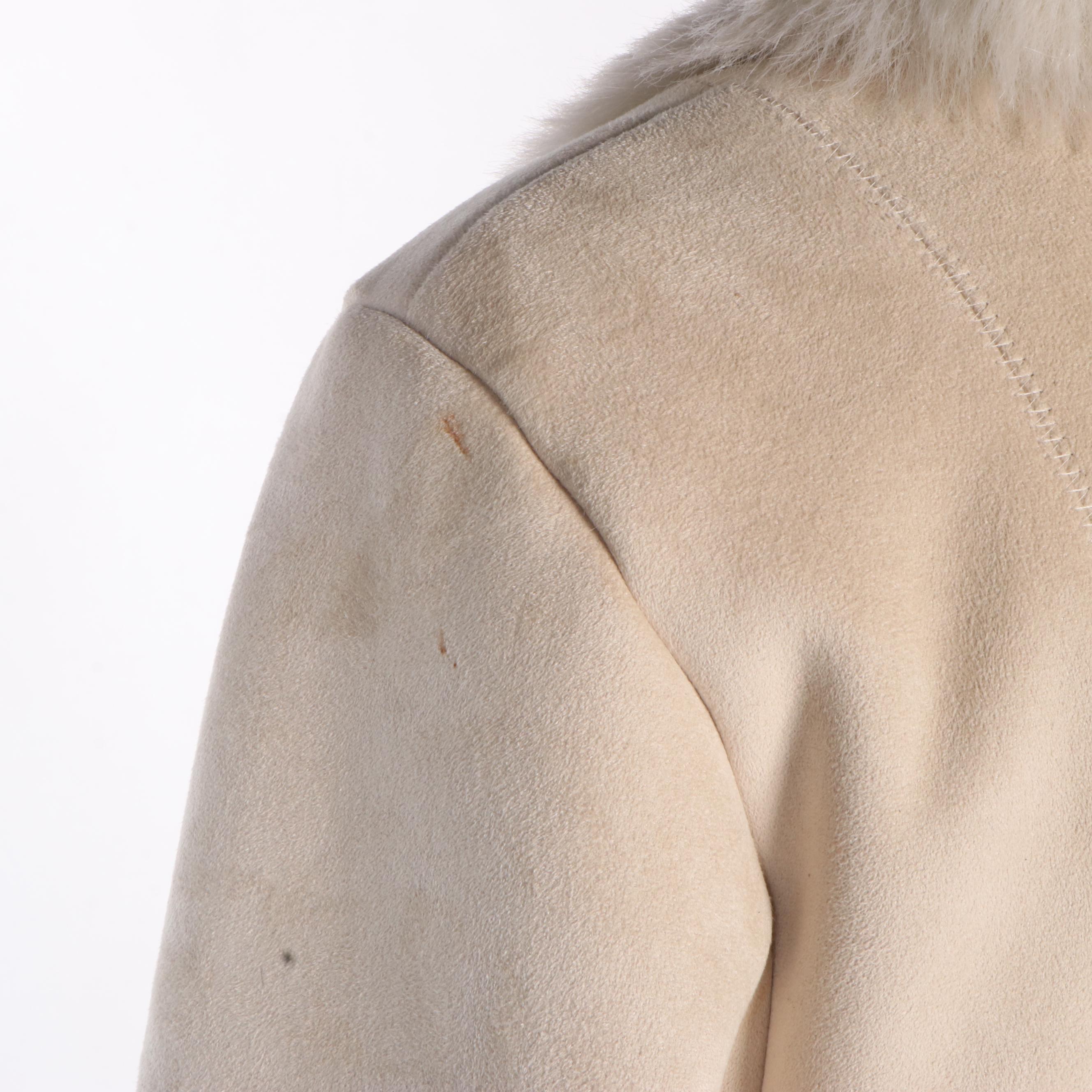 Jones New York Faux Shearling Coat