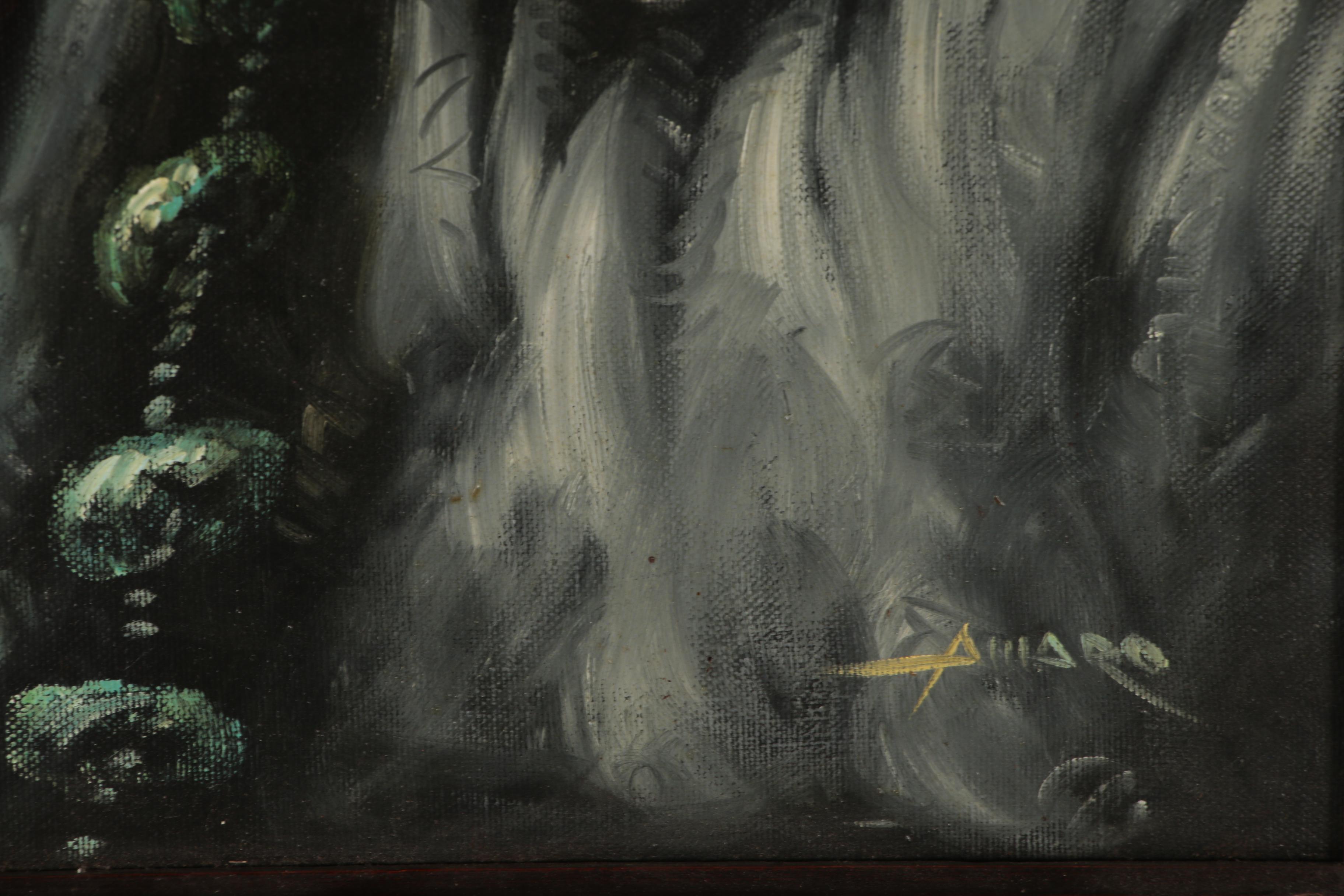 Portrait Oil Painting of Native American Man