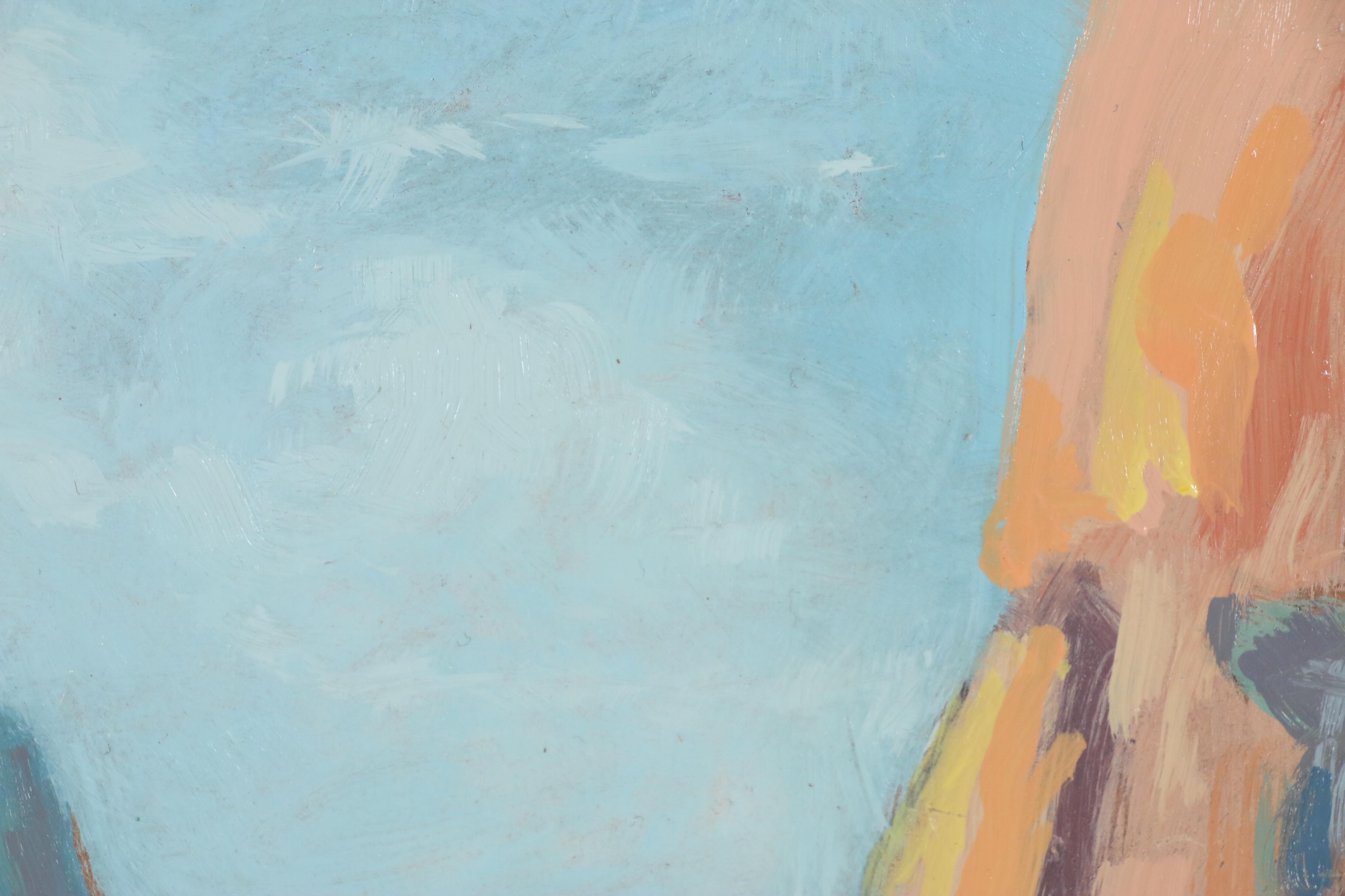 Barry Euren Landscape Oil Painting "Riders in Canyon de Chelly"