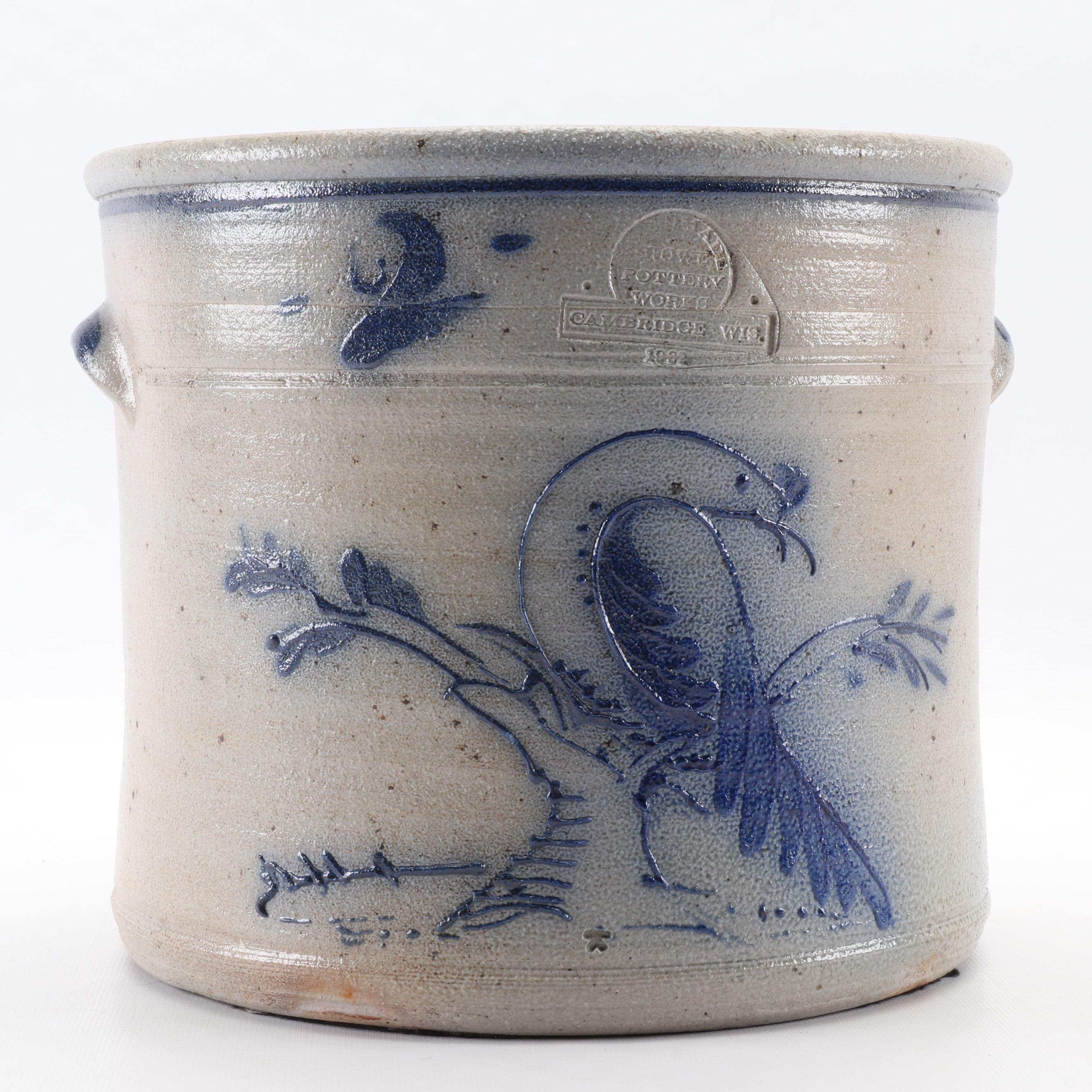 Robinson Ransbottom and Rowe Pottery Works Stoneware Crocks