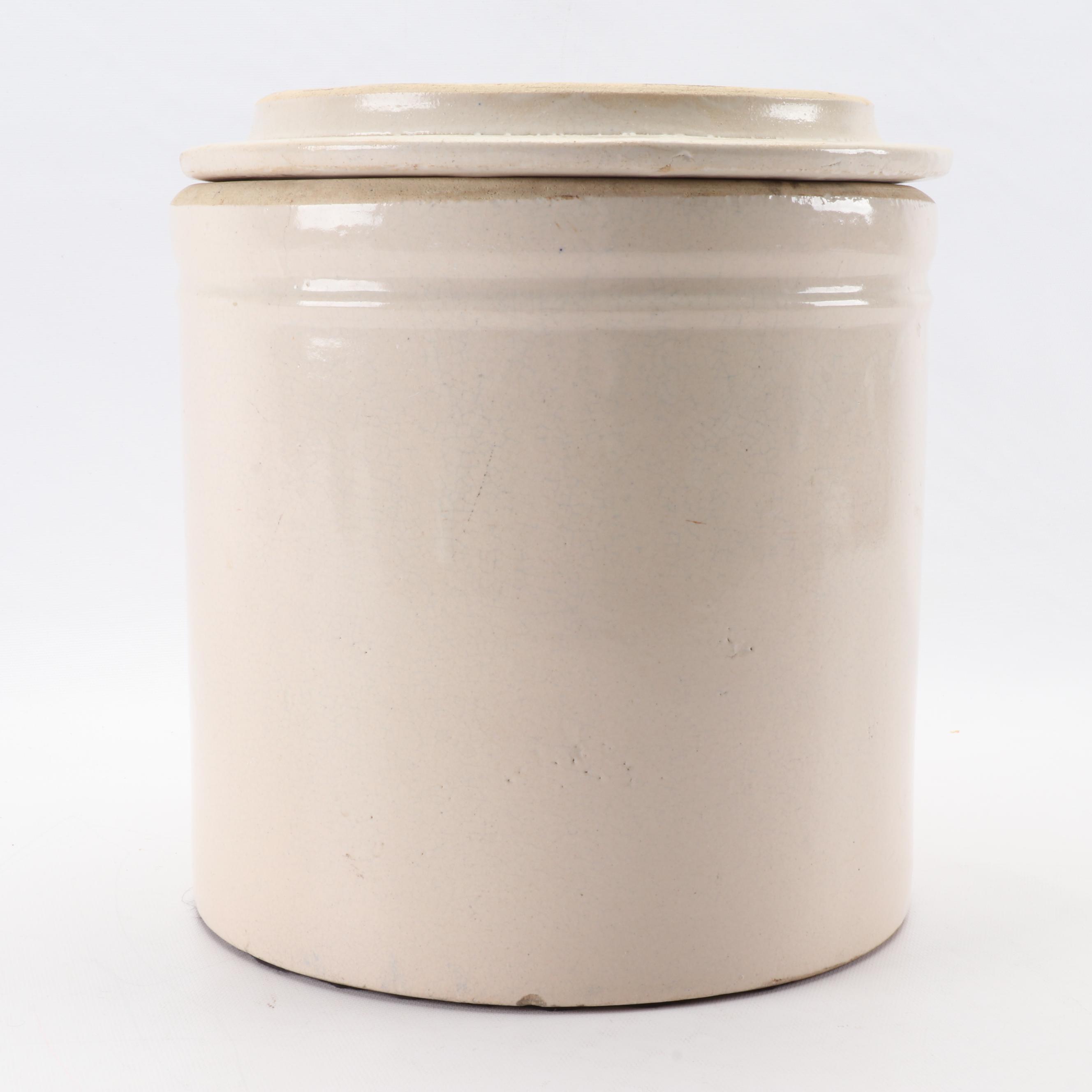 Robinson Ransbottom and Rowe Pottery Works Stoneware Crocks